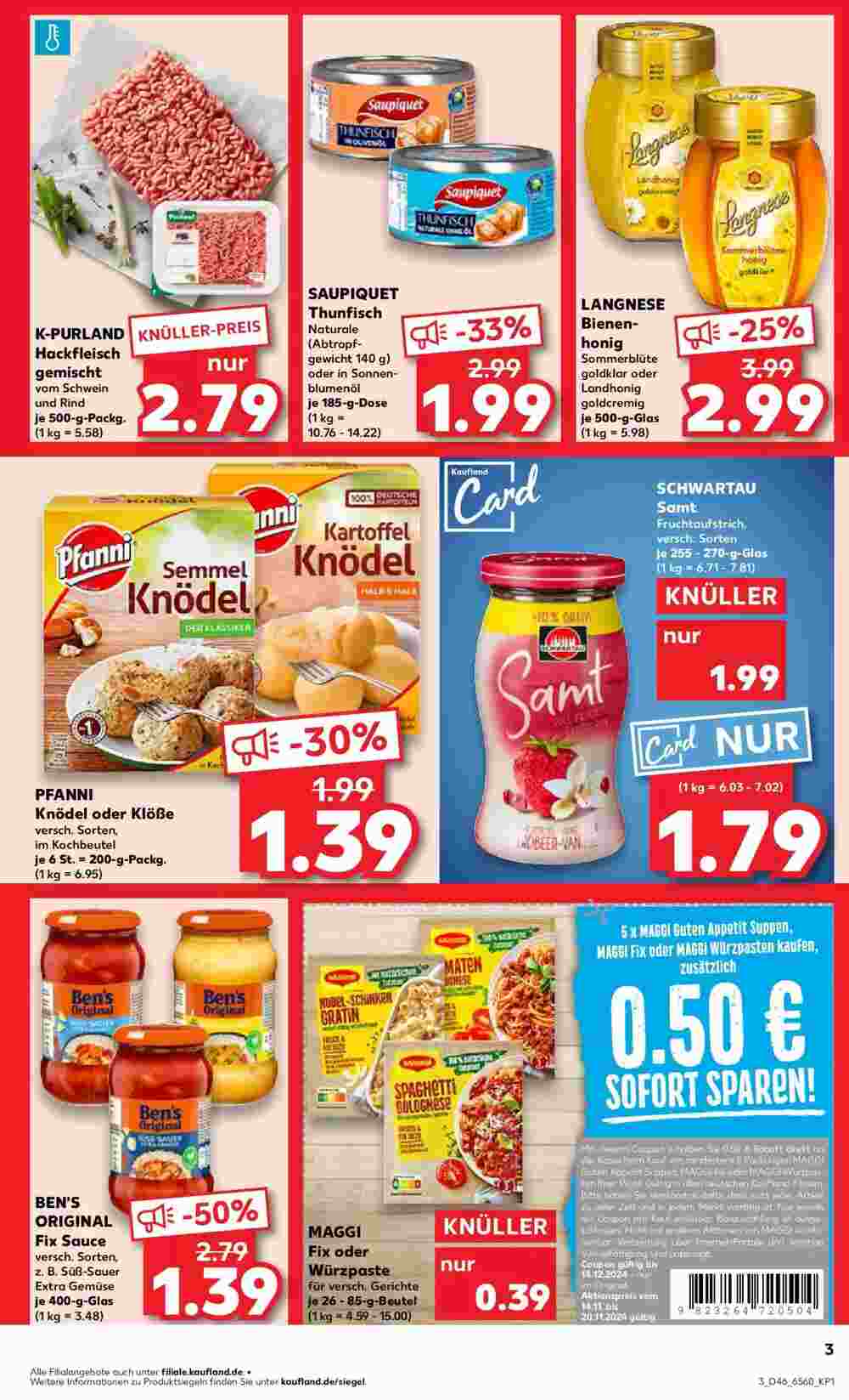 Kaufland Prospekt (ab 13.11.2024) zum Blättern - Seite 3