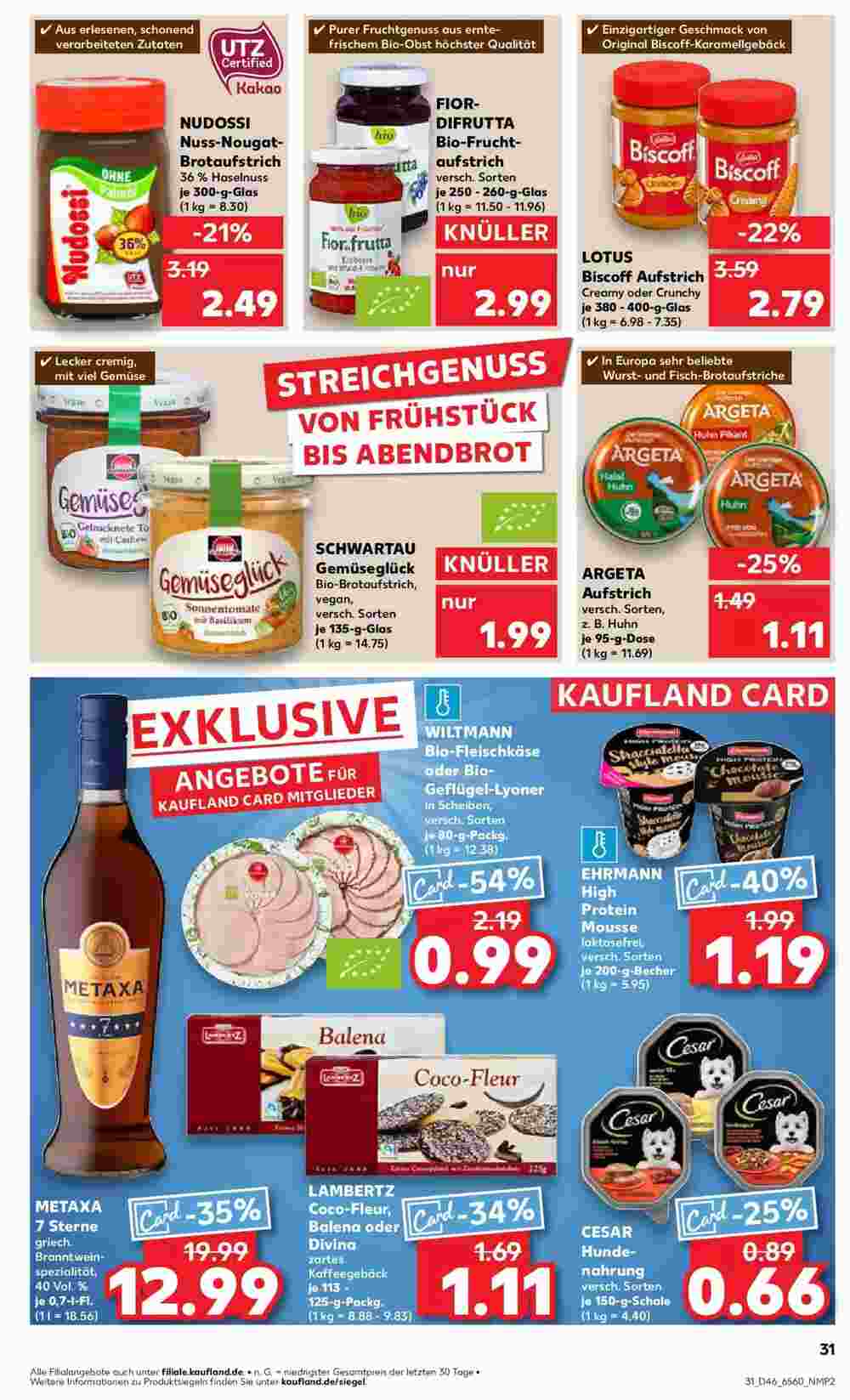 Kaufland Prospekt (ab 13.11.2024) zum Blättern - Seite 31