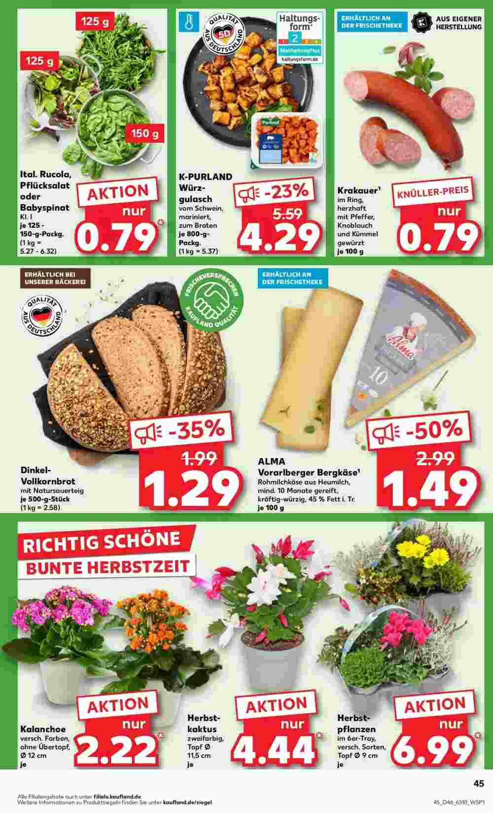 Kaufland Prospekt (ab 13.11.2024) zum Blättern - Seite 45