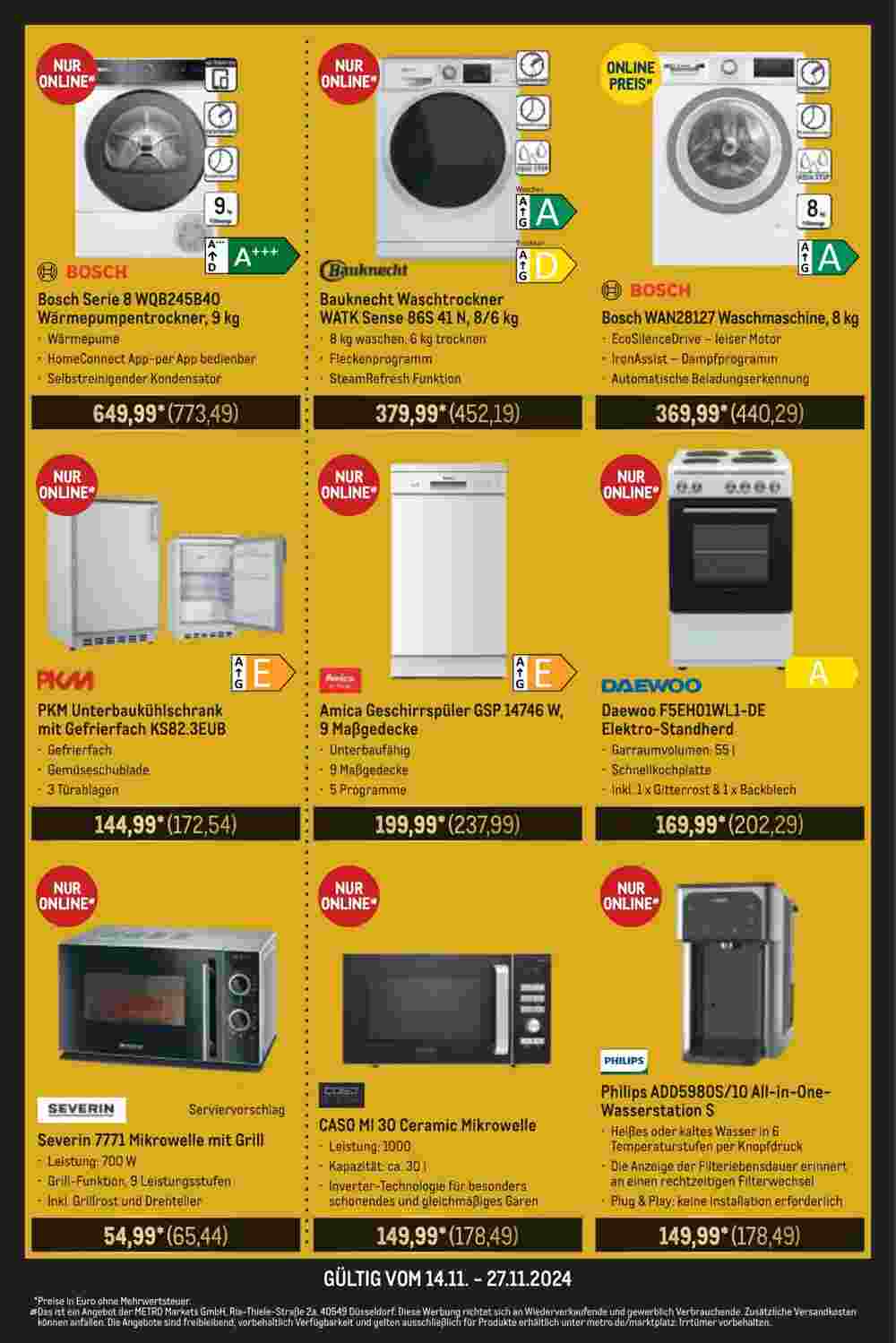METRO Prospekt (ab 14.11.2024) zum Blättern - Seite 37