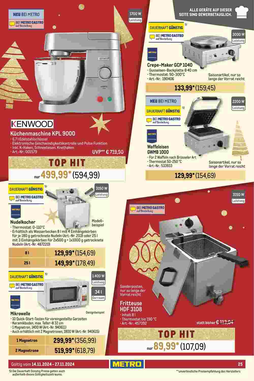 METRO Prospekt (ab 14.11.2024) zum Blättern - Seite 25