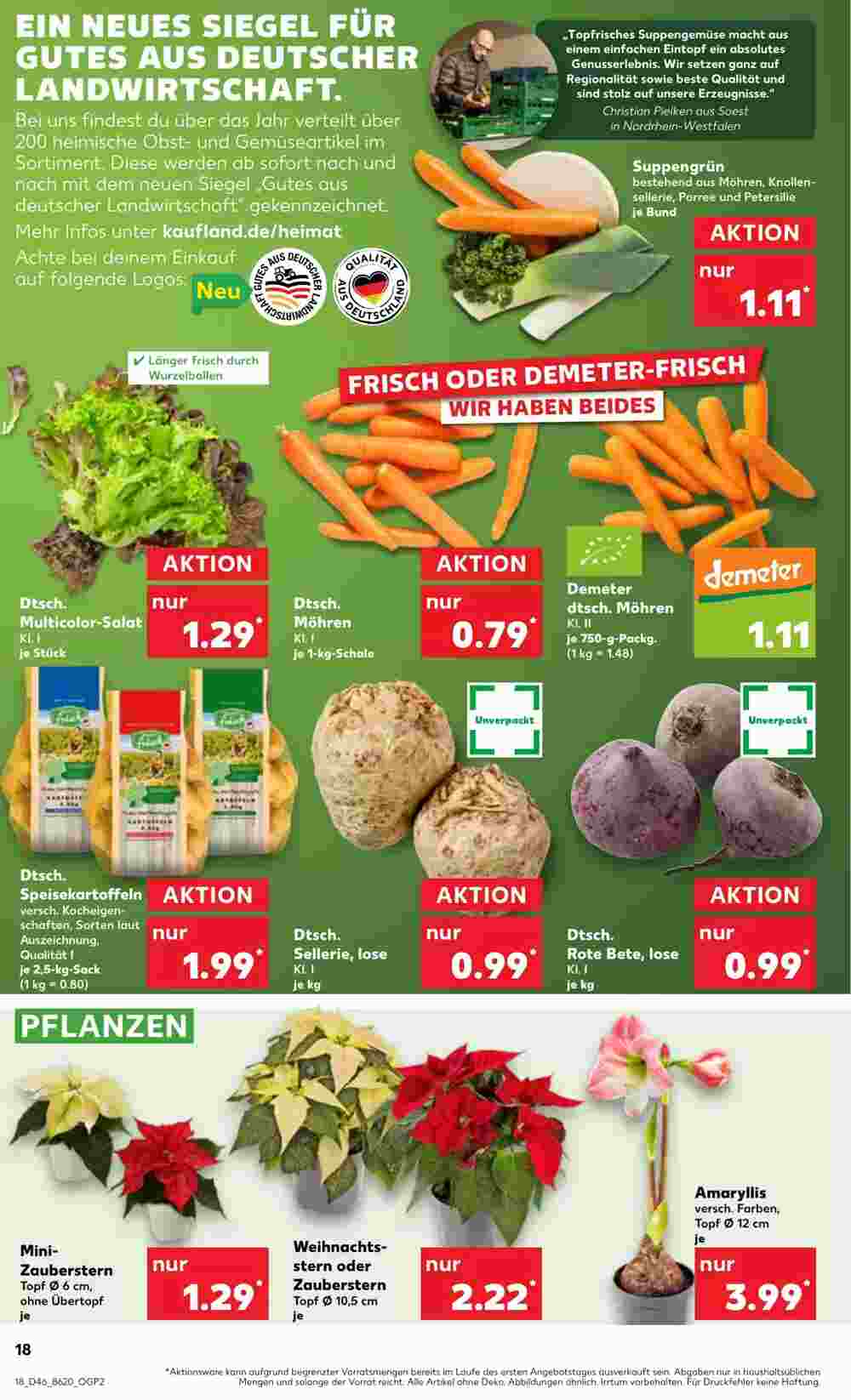 Kaufland Prospekt (ab 14.11.2024) zum Blättern - Seite 18