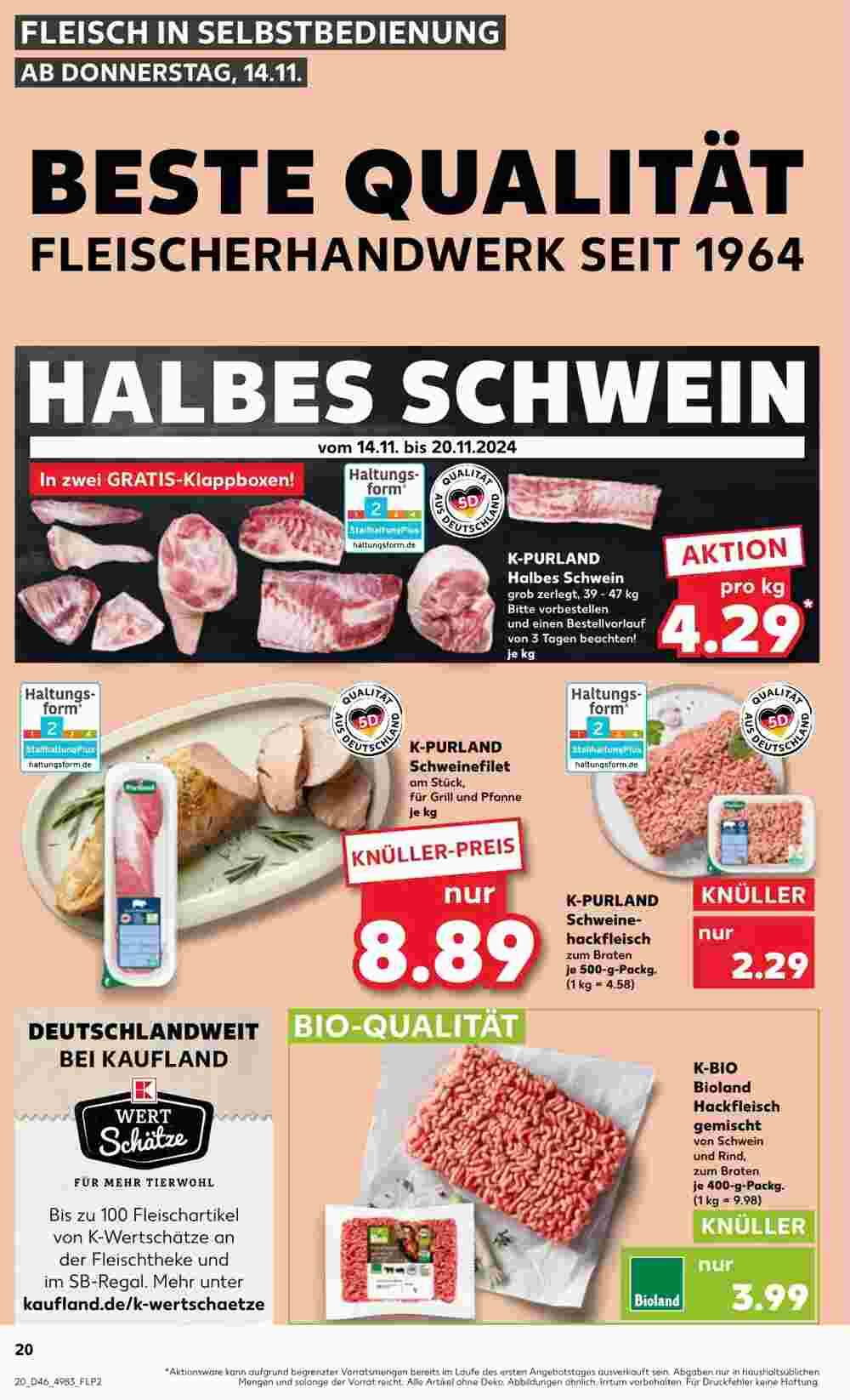 Kaufland Prospekt (ab 14.11.2024) zum Blättern - Seite 20