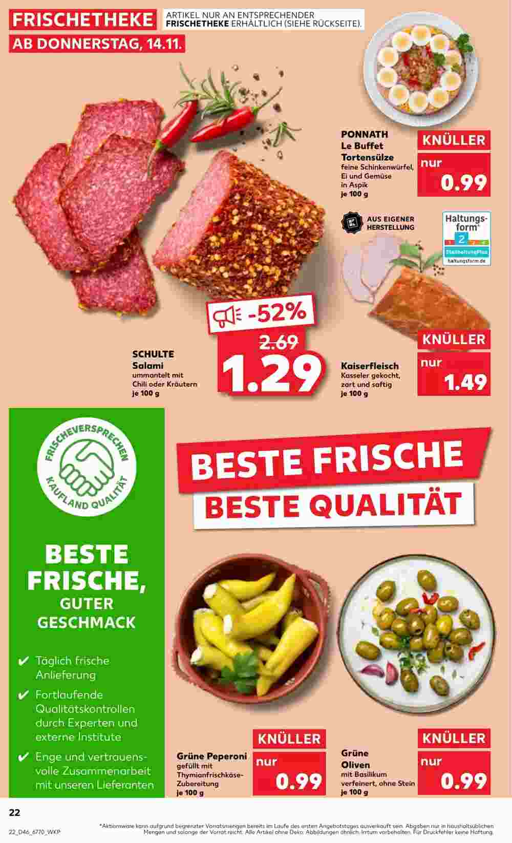 Kaufland Prospekt (ab 14.11.2024) zum Blättern - Seite 22