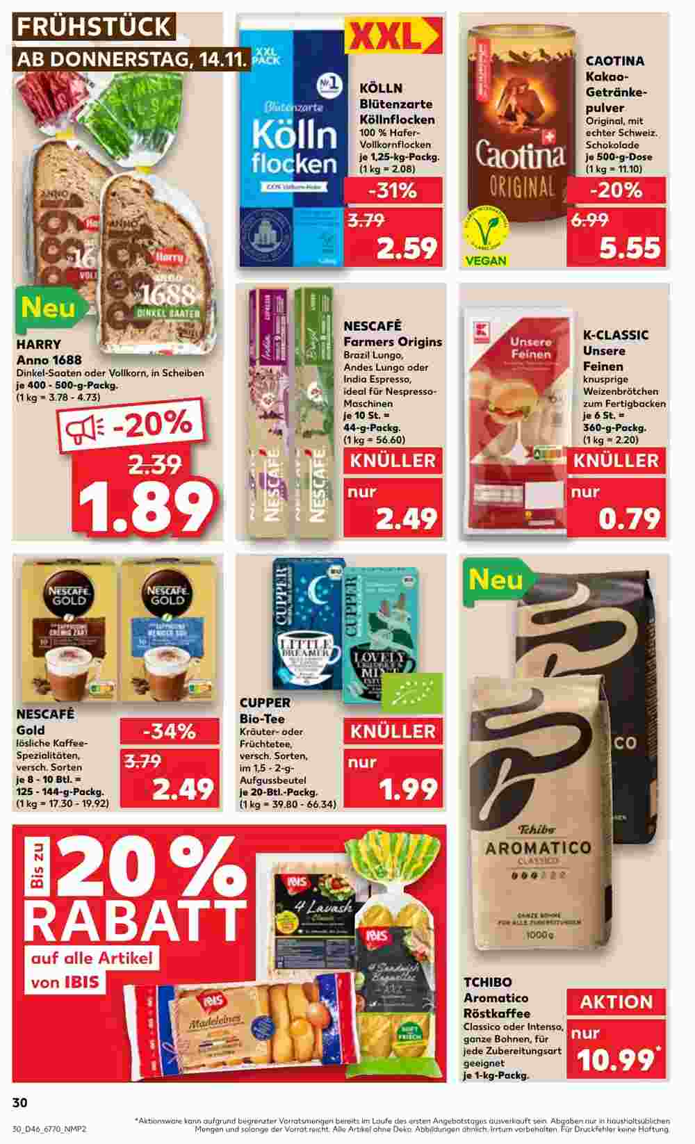 Kaufland Prospekt (ab 14.11.2024) zum Blättern - Seite 30