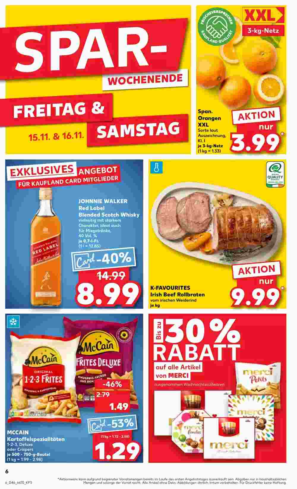 Kaufland Prospekt (ab 14.11.2024) zum Blättern - Seite 6