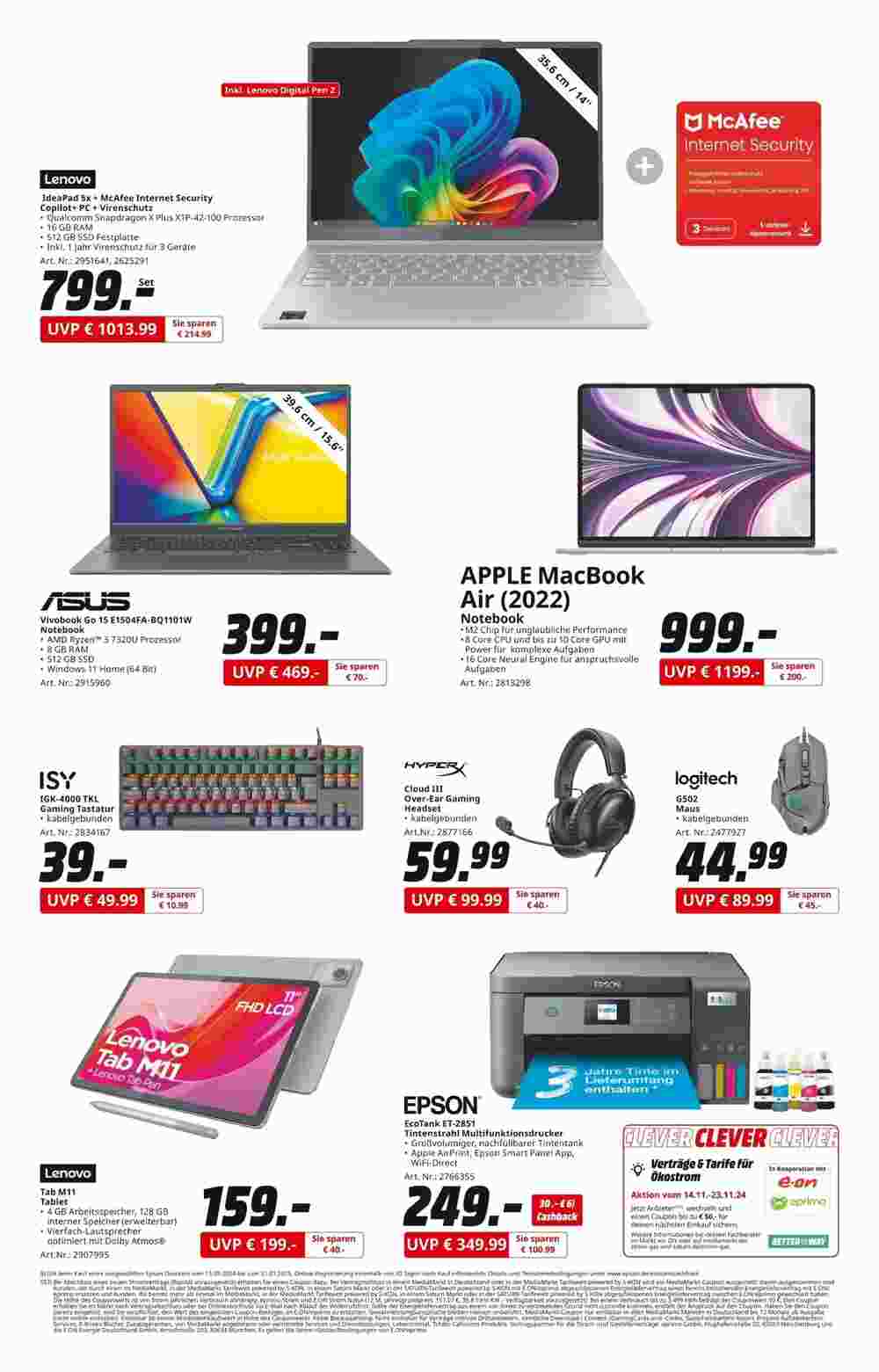 MediaMarkt Prospekt (ab 14.11.2024) zum Blättern - Seite 5