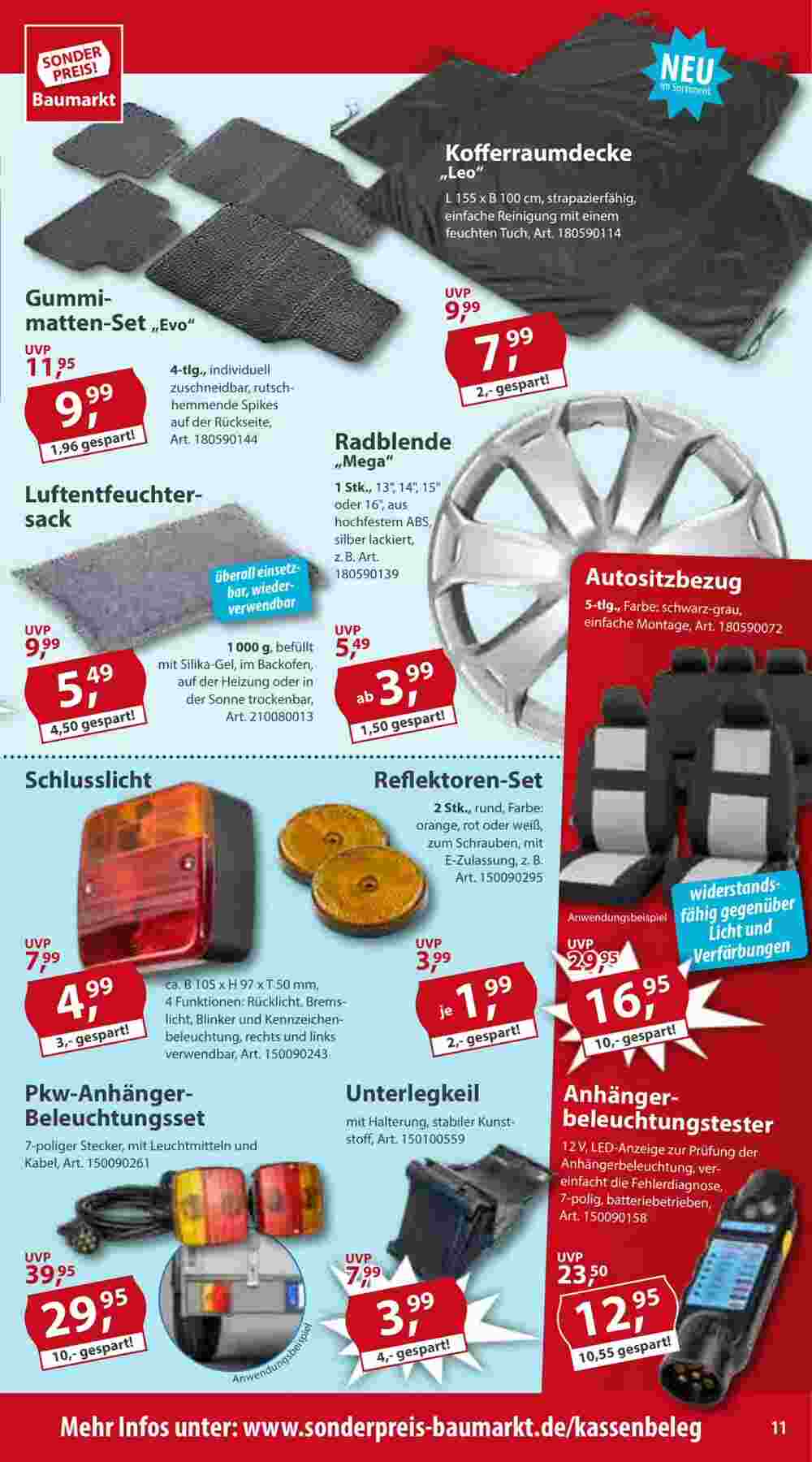 Sonderpreis Baumarkt Prospekt (ab 16.11.2024) zum Blättern - Seite 13