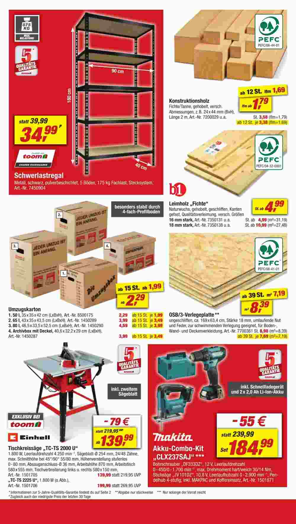 toom Baumarkt Prospekt (ab 16.11.2024) zum Blättern - Seite 6