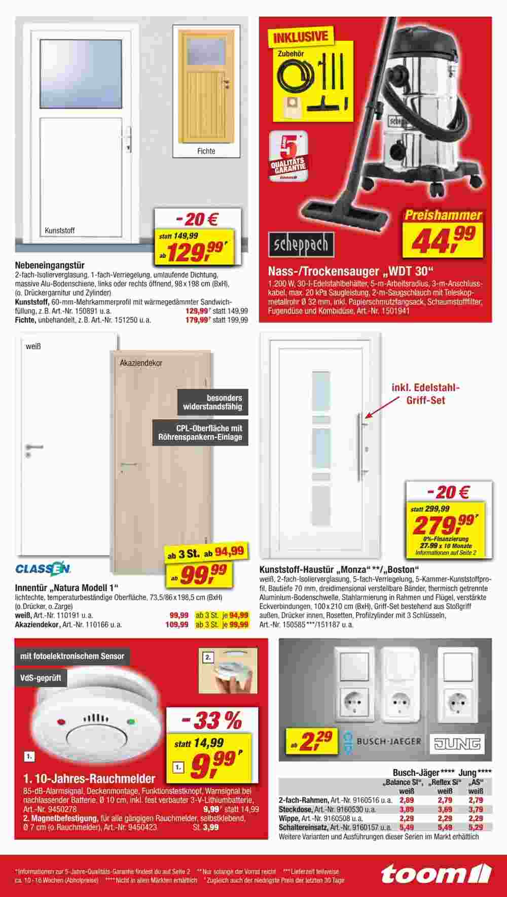 toom Baumarkt Prospekt (ab 16.11.2024) zum Blättern - Seite 7