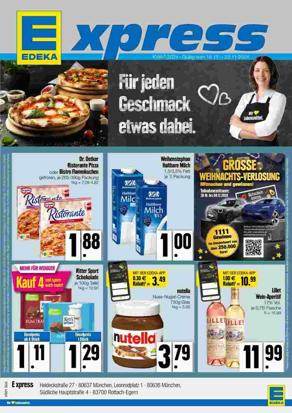 Edeka Xpress Prospekt (ab 17.11.2024) zum Blättern - Seite 1