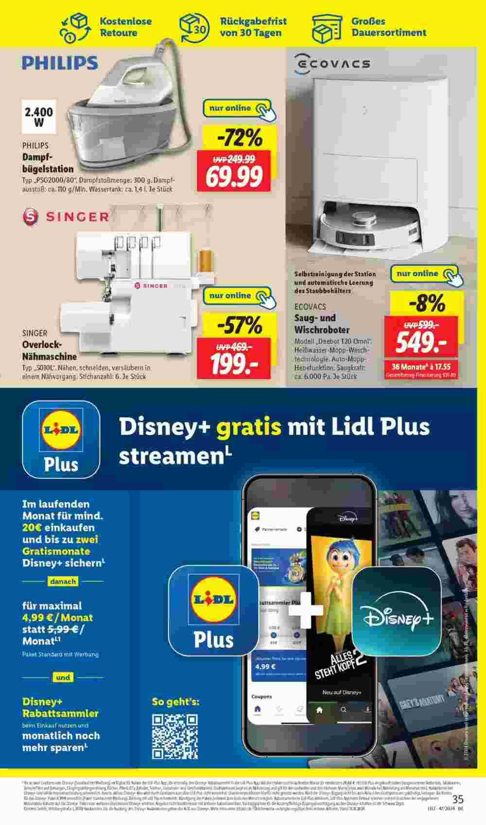 Lidl Prospekt (ab 18.11.2024) zum Blättern - Seite 21