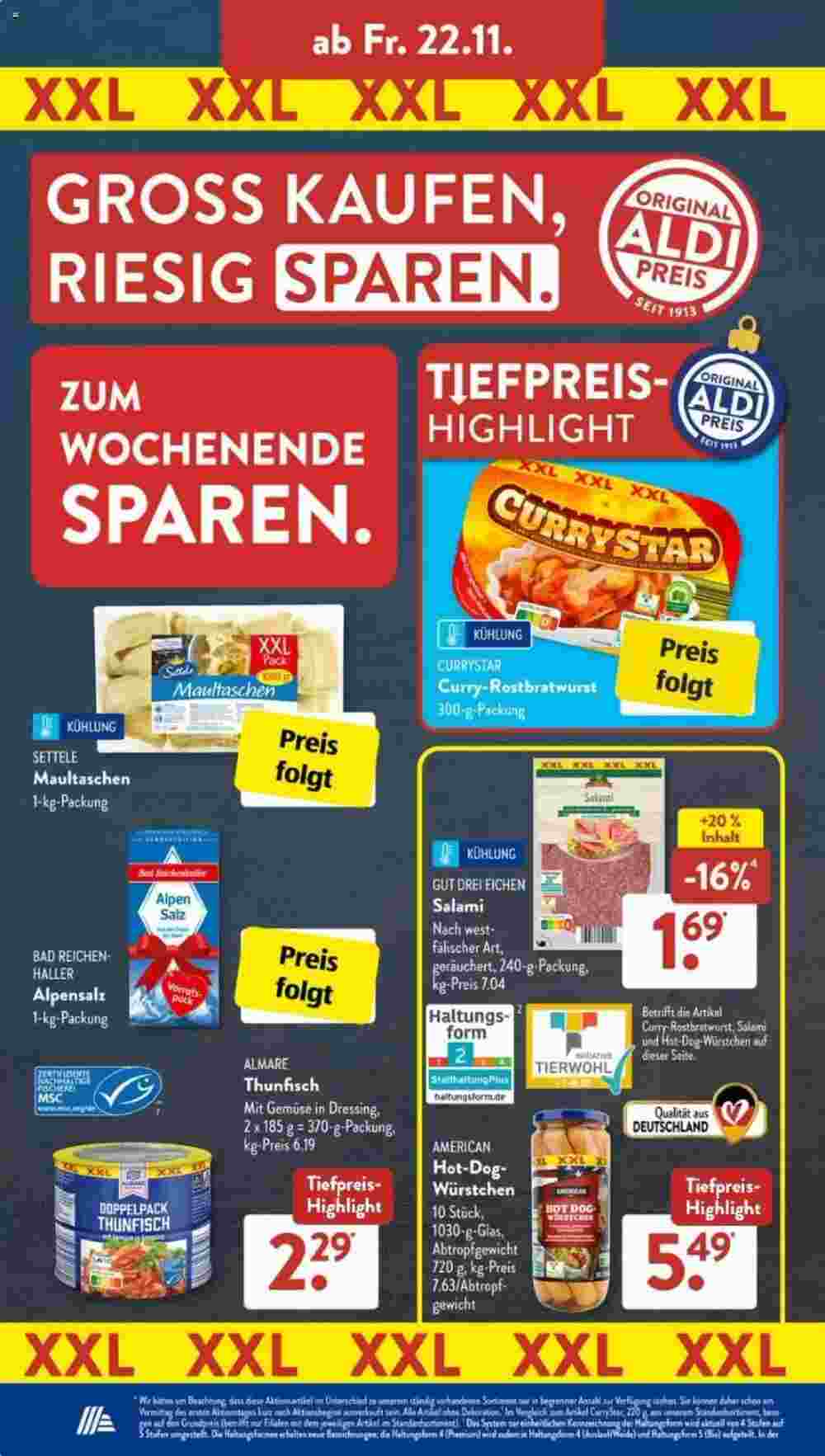 Aldi Süd Prospekt (ab 18.11.2024) zum Blättern - Seite 24