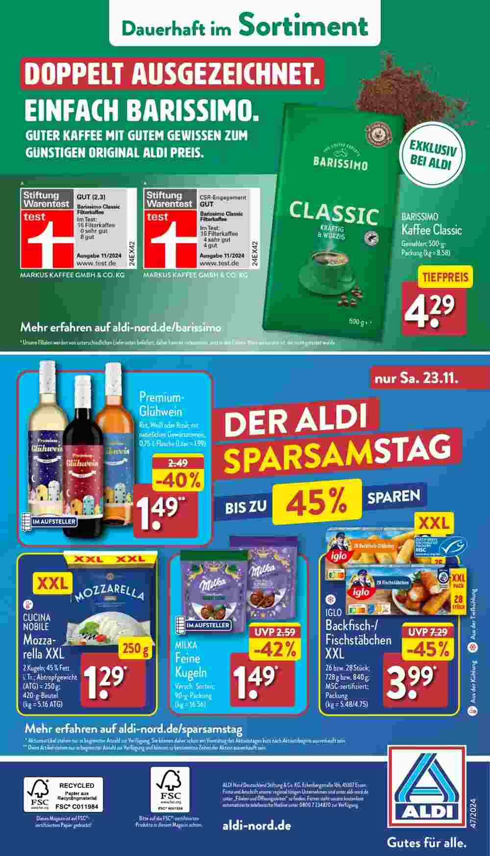 Aldi Nord Prospekt (ab 18.11.2024) zum Blättern - Seite 36