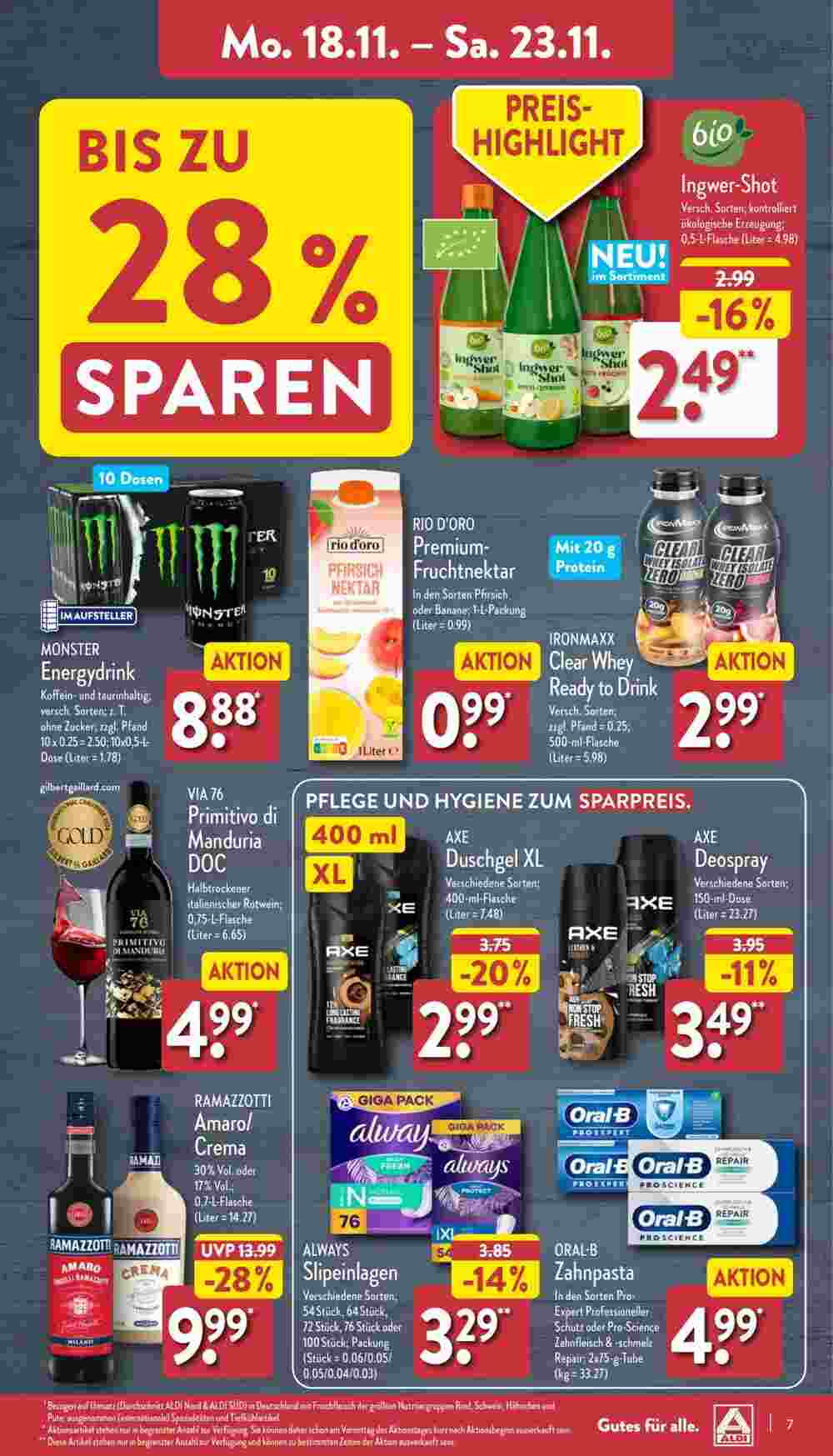 Aldi Nord Prospekt (ab 18.11.2024) zum Blättern - Seite 7