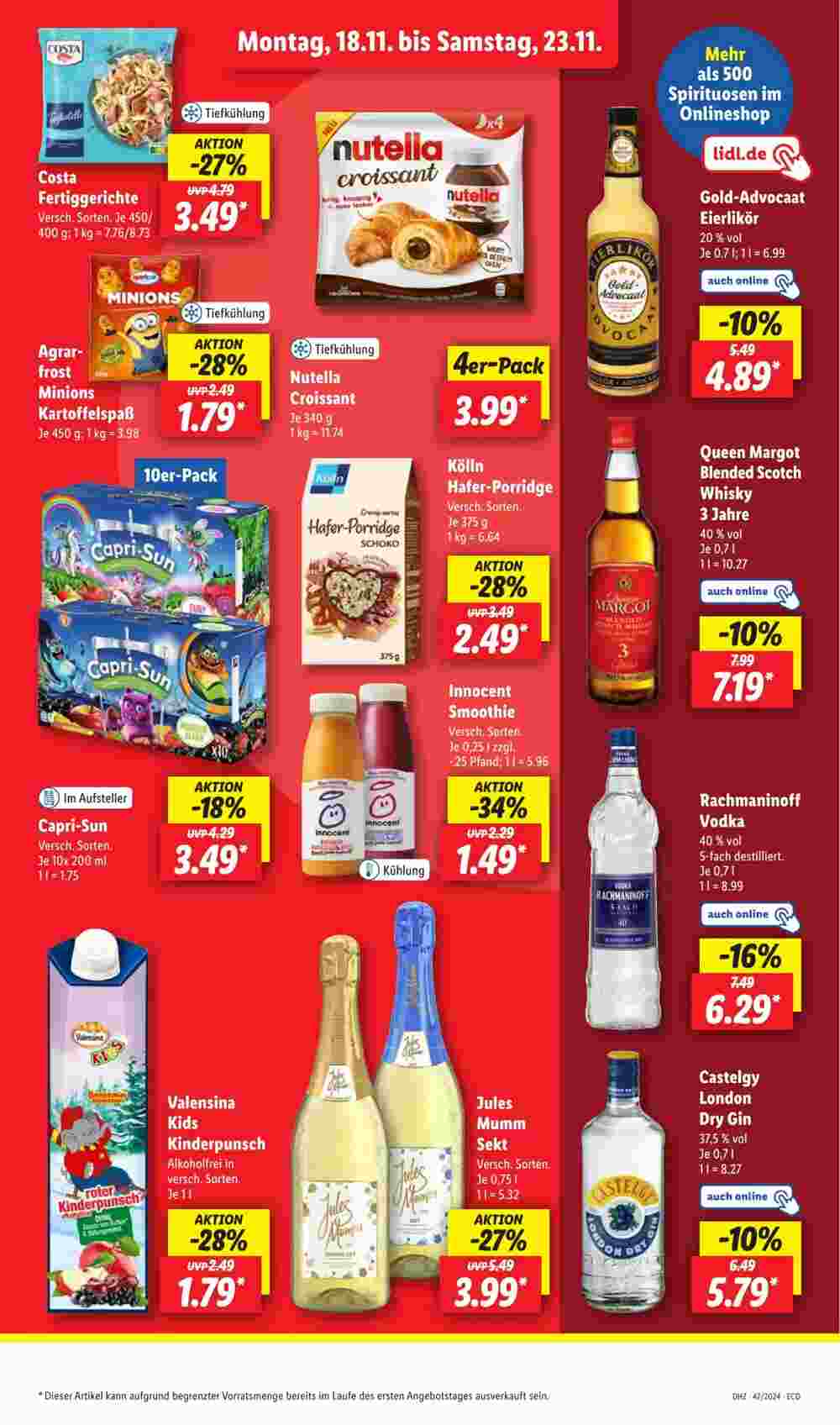 Lidl Prospekt (ab 18.11.2024) zum Blättern - Seite 17