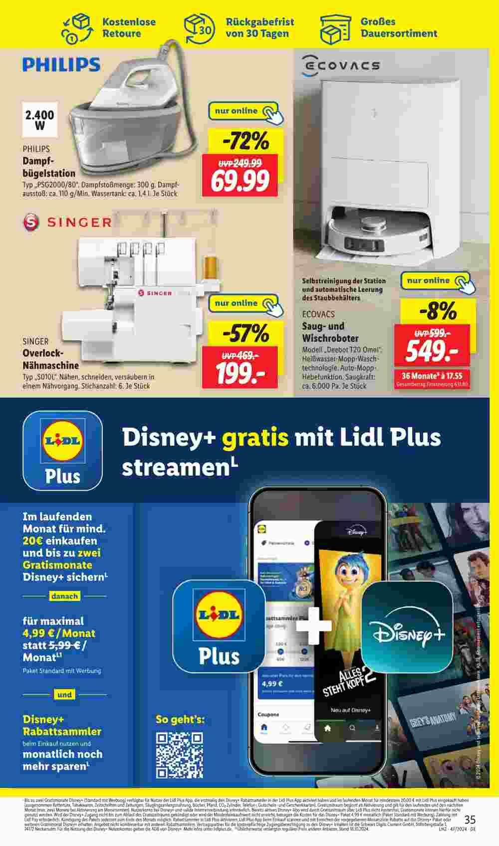 Lidl Prospekt (ab 18.11.2024) zum Blättern - Seite 45