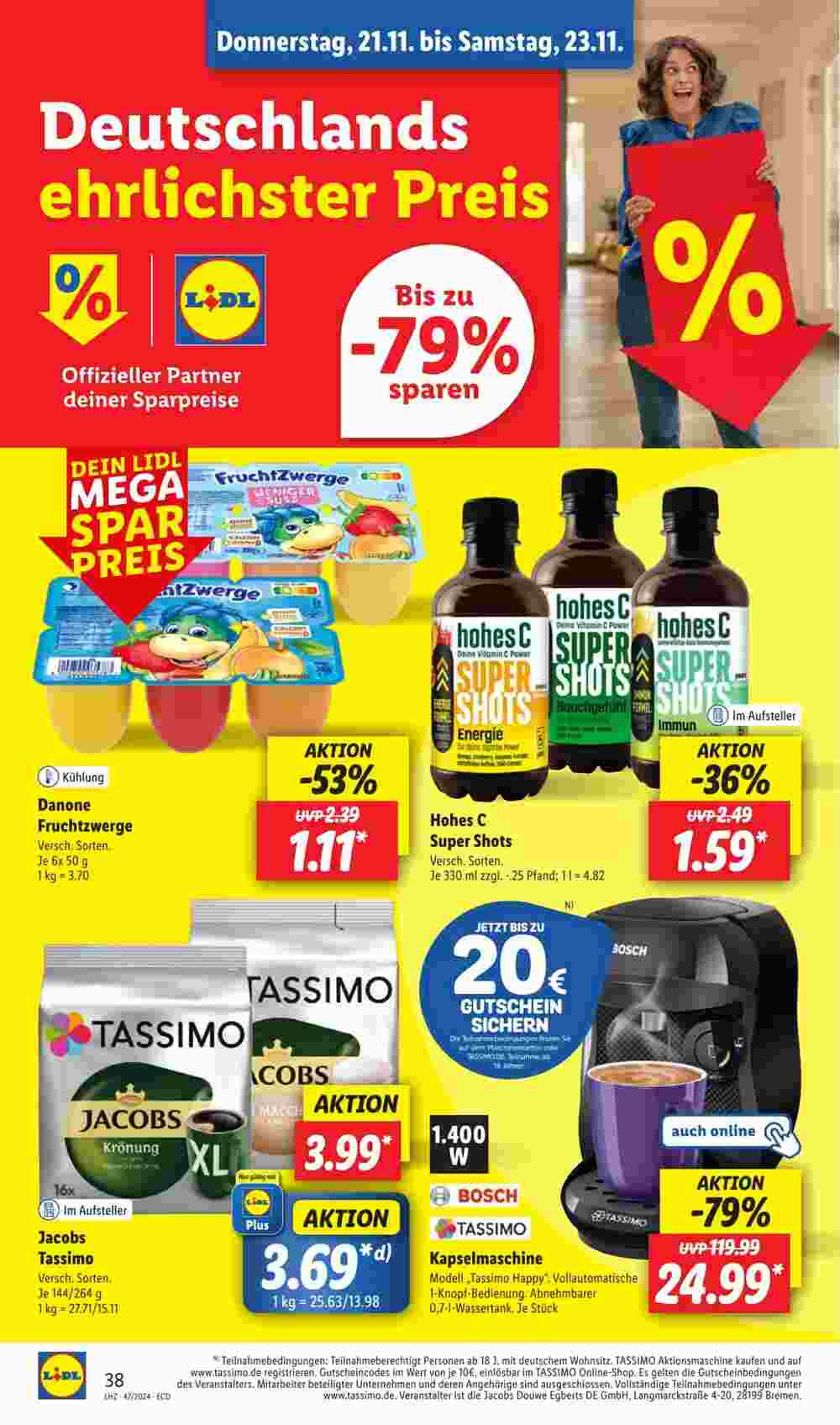 Lidl Prospekt (ab 18.11.2024) zum Blättern - Seite 50