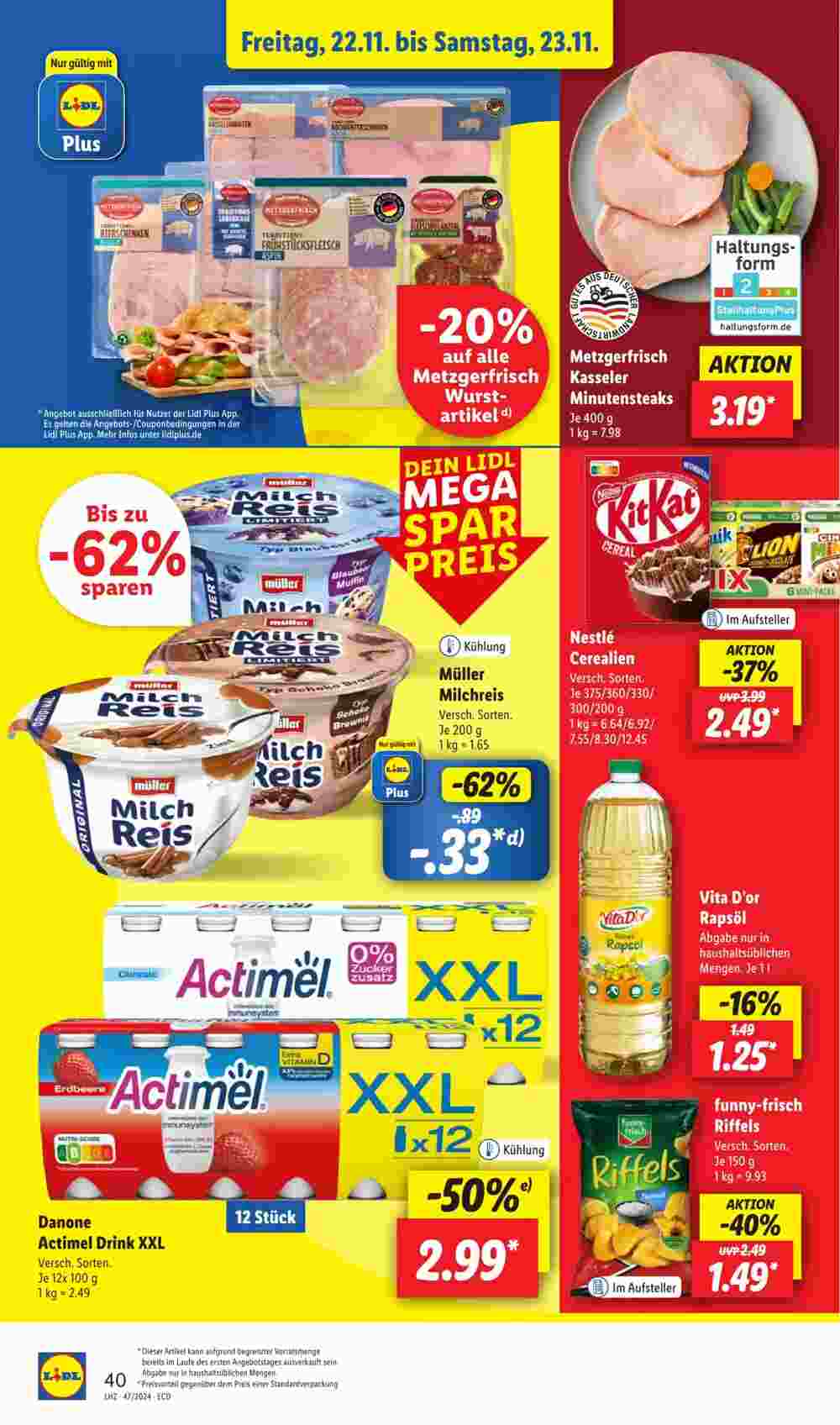 Lidl Prospekt (ab 18.11.2024) zum Blättern - Seite 52