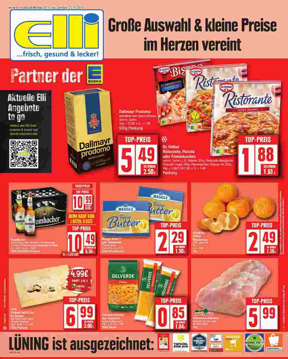 Elli Markt Prospekt (ab 18.11.2024) zum Blättern - Seite 1