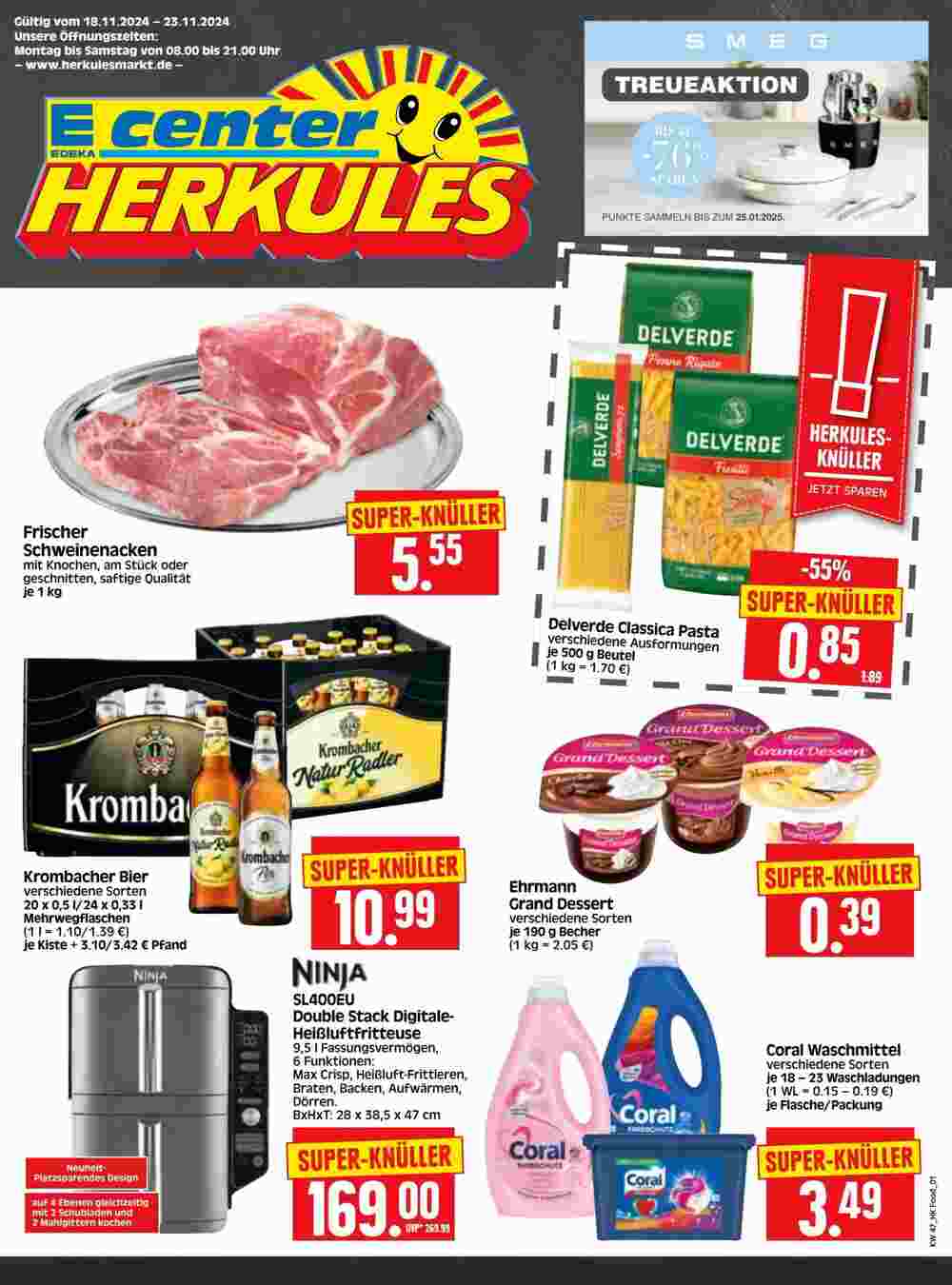 Edeka Herkules Prospekt (ab 18.11.2024) zum Blättern - Seite 1