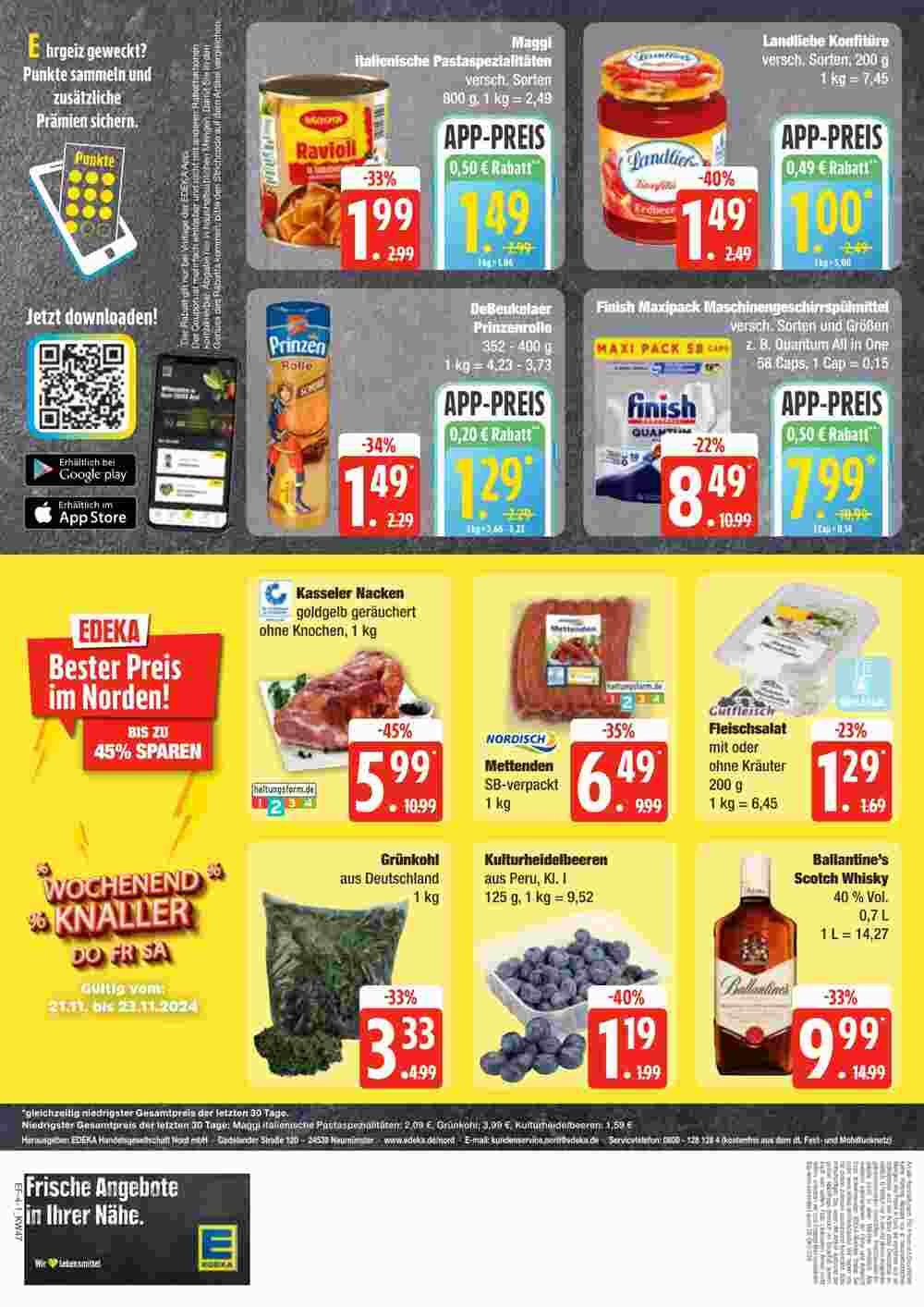 Edeka Frischemarkt Prospekt (ab 18.11.2024) zum Blättern - Seite 4