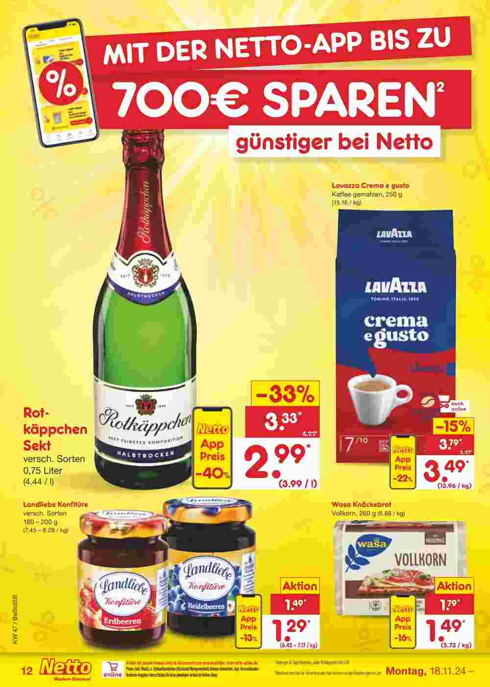 Netto Marken-Discount Prospekt (ab 18.11.2024) zum Blättern - Seite 12