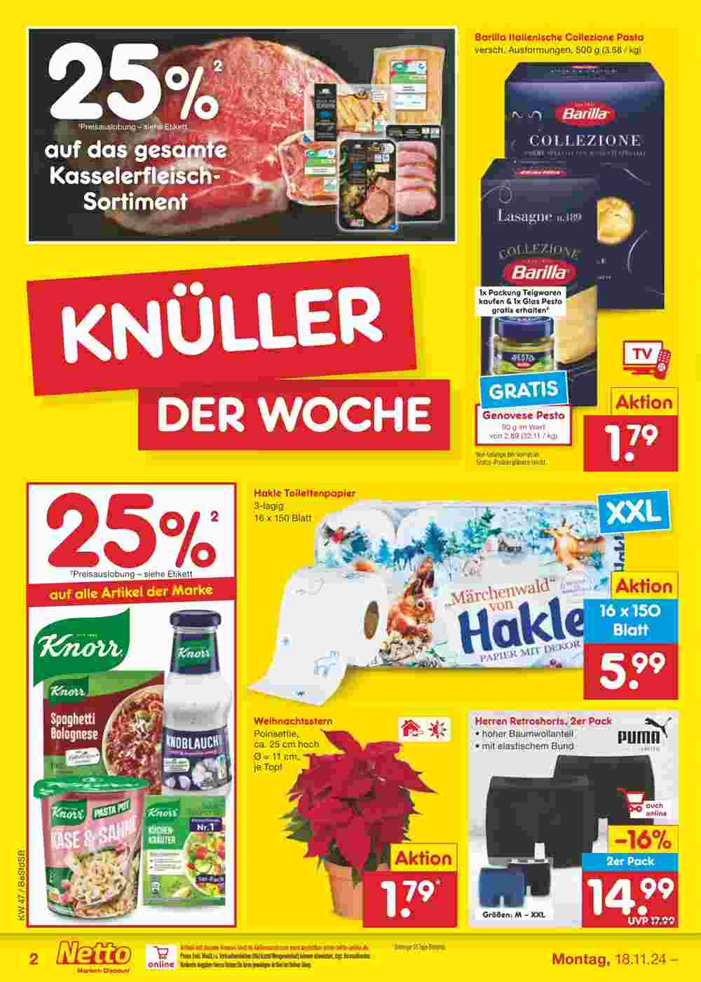 Netto Marken-Discount Prospekt (ab 18.11.2024) zum Blättern - Seite 2