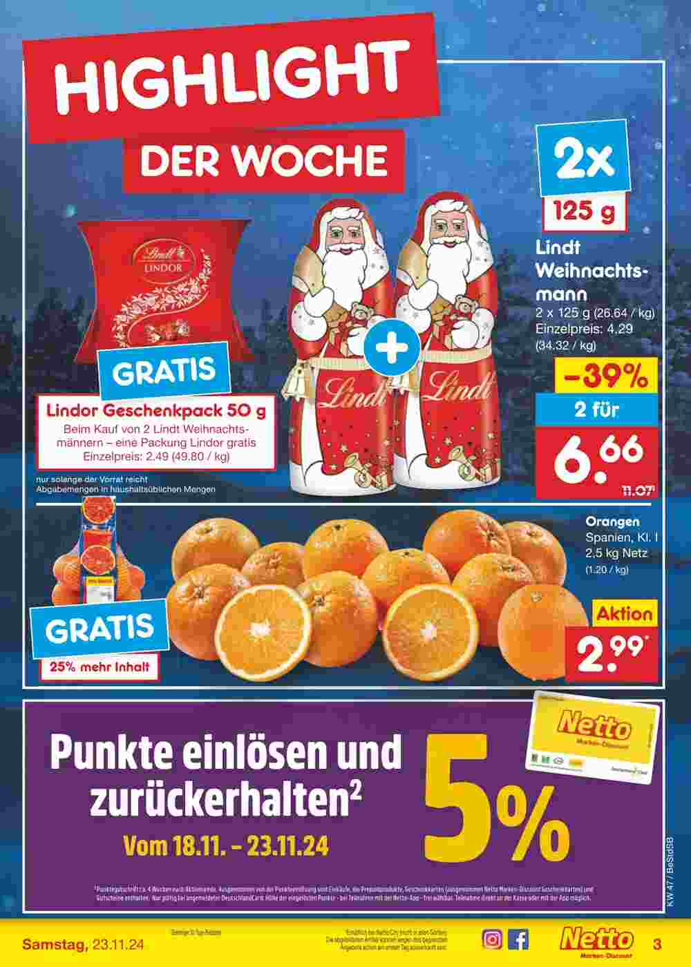 Netto Marken-Discount Prospekt (ab 18.11.2024) zum Blättern - Seite 3