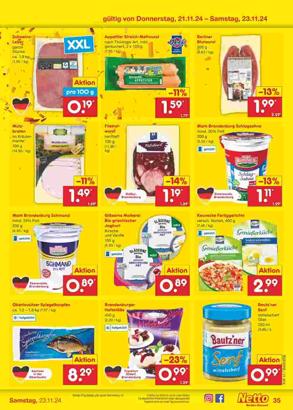 Netto Marken-Discount Prospekt (ab 18.11.2024) zum Blättern - Seite 43