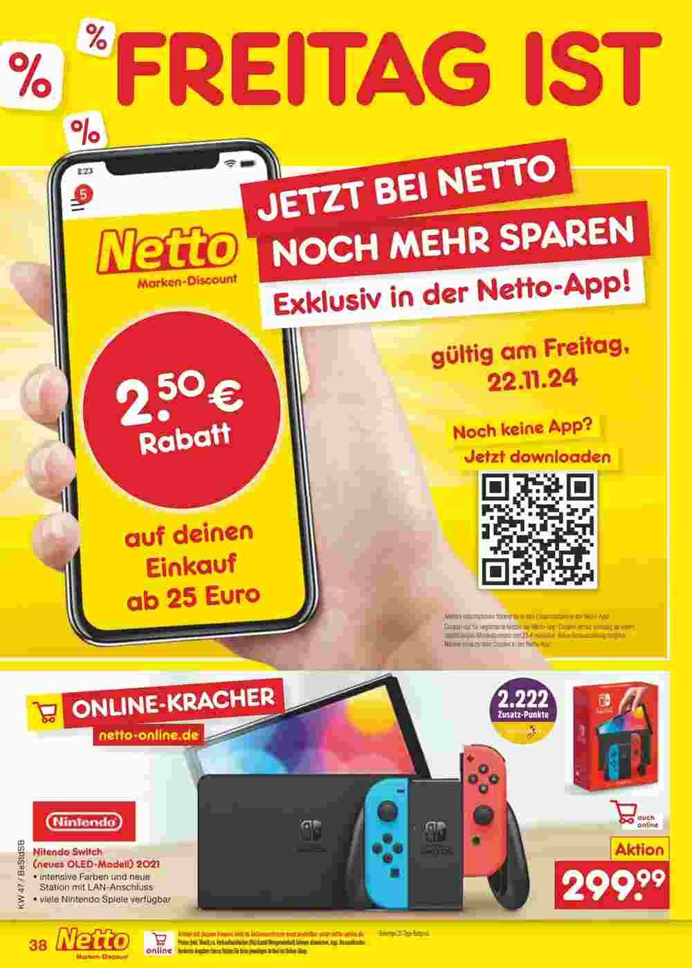 Netto Marken-Discount Prospekt (ab 18.11.2024) zum Blättern - Seite 46