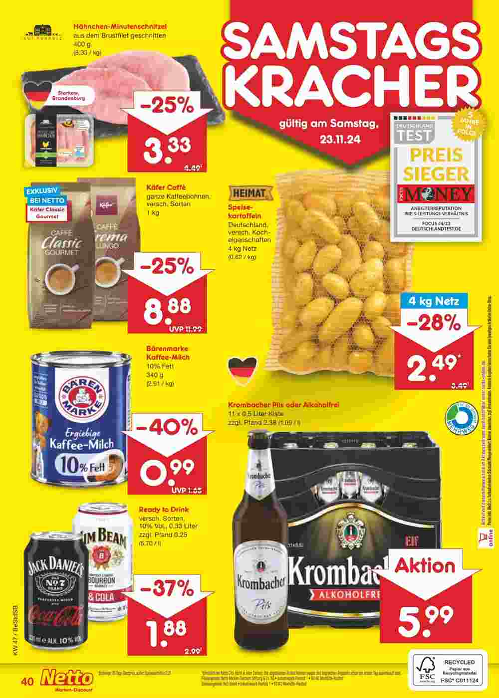 Netto Marken-Discount Prospekt (ab 18.11.2024) zum Blättern - Seite 48