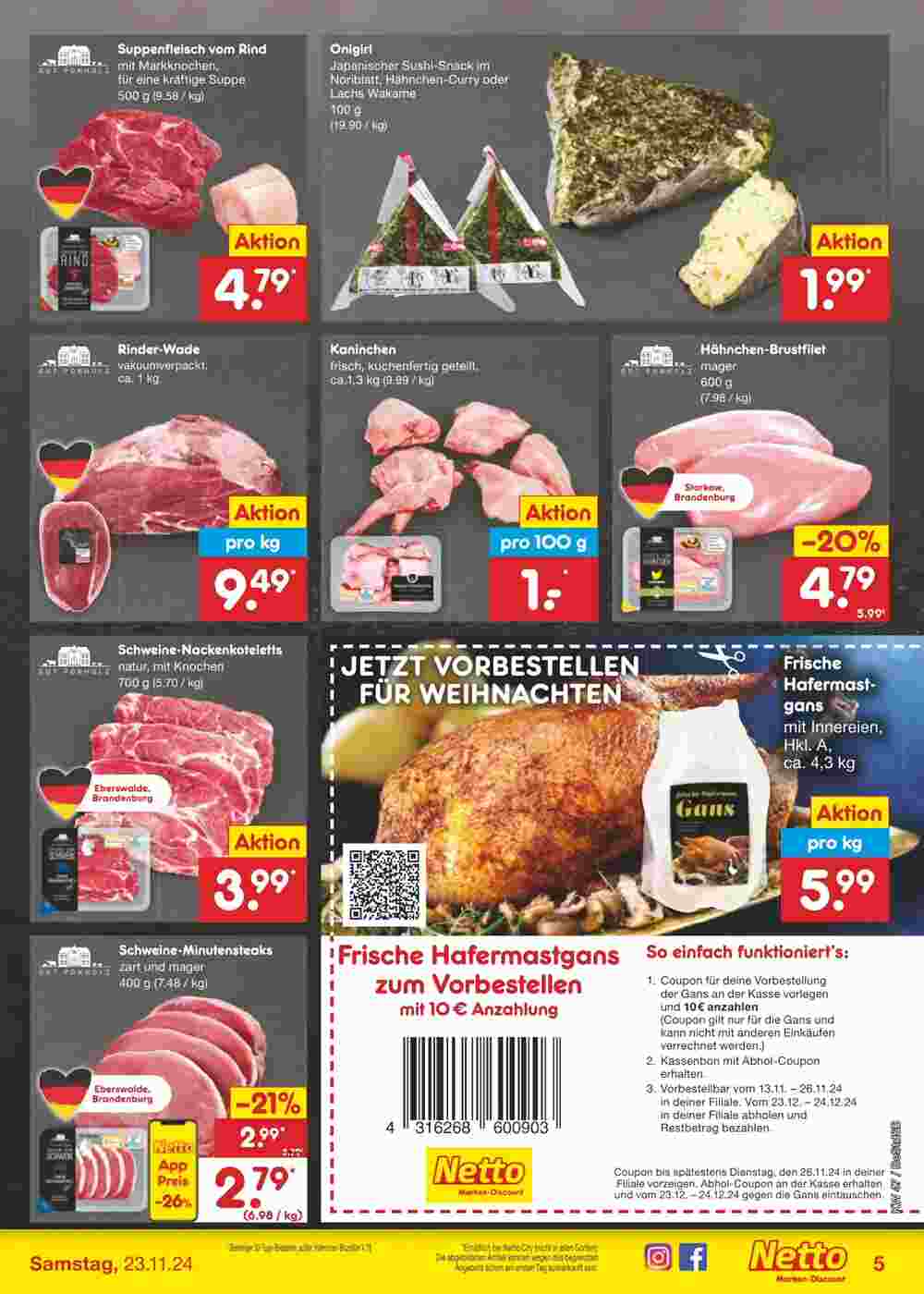 Netto Marken-Discount Prospekt (ab 18.11.2024) zum Blättern - Seite 5