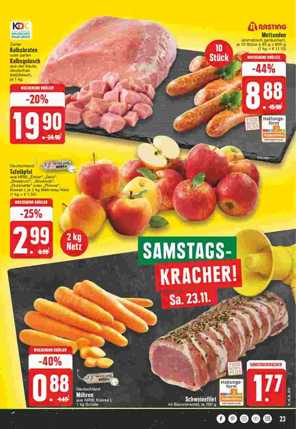 EDEKA Vogl Prospekt (ab 18.11.2024) zum Blättern - Seite 23