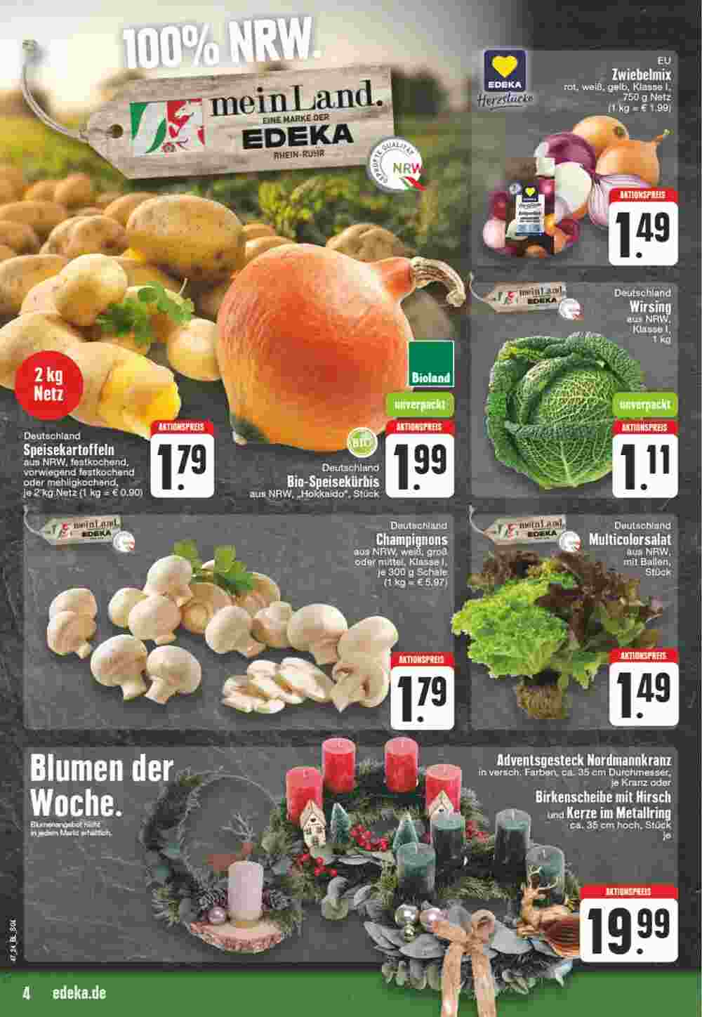 EDEKA Vogl Prospekt (ab 18.11.2024) zum Blättern - Seite 4