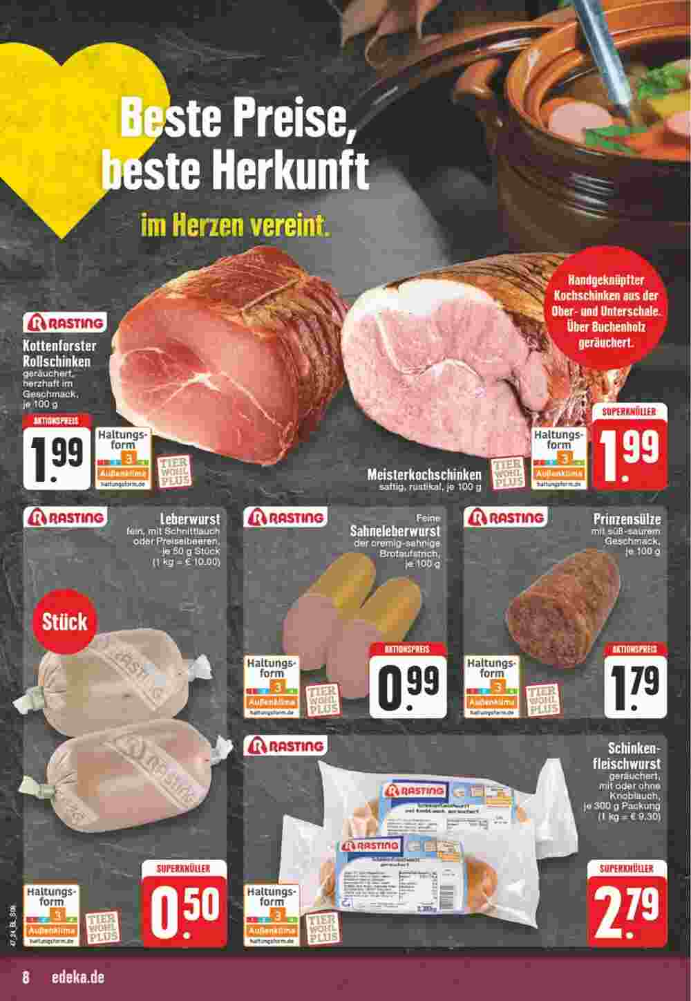 EDEKA Vogl Prospekt (ab 18.11.2024) zum Blättern - Seite 8