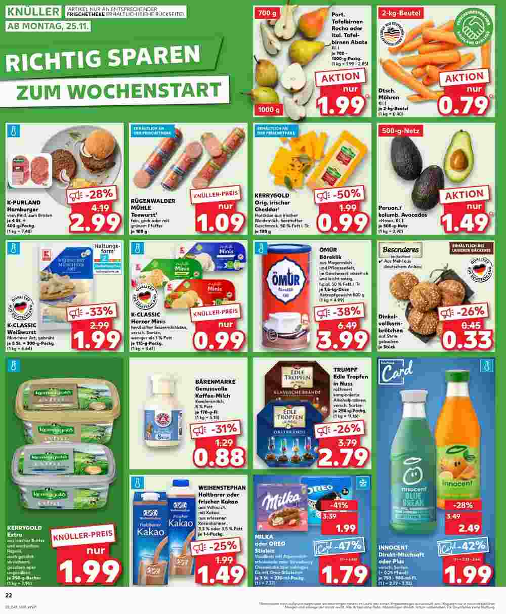 Kaufland Prospekt (ab 20.11.2024) zum Blättern - Seite 22