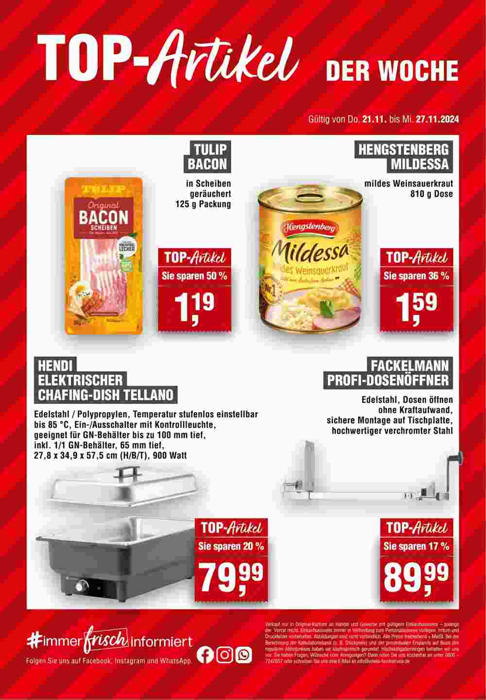 EDEKA Foodservice Prospekt (ab 21.11.2024) zum Blättern - Seite 12