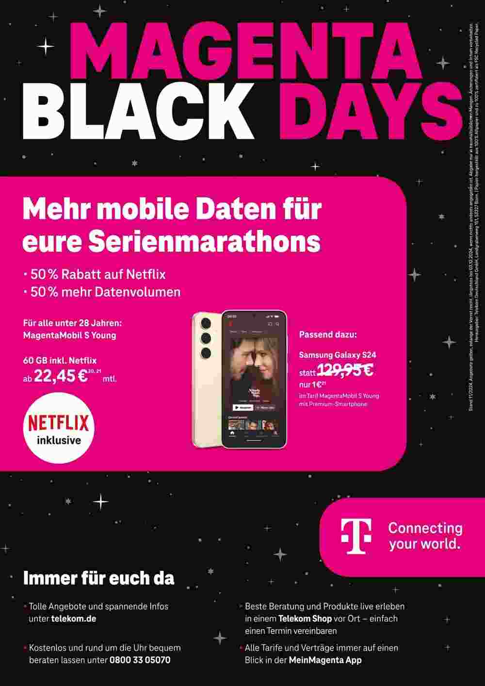 Telekom Shop Prospekt (ab 22.11.2024) zum Blättern - Seite 12