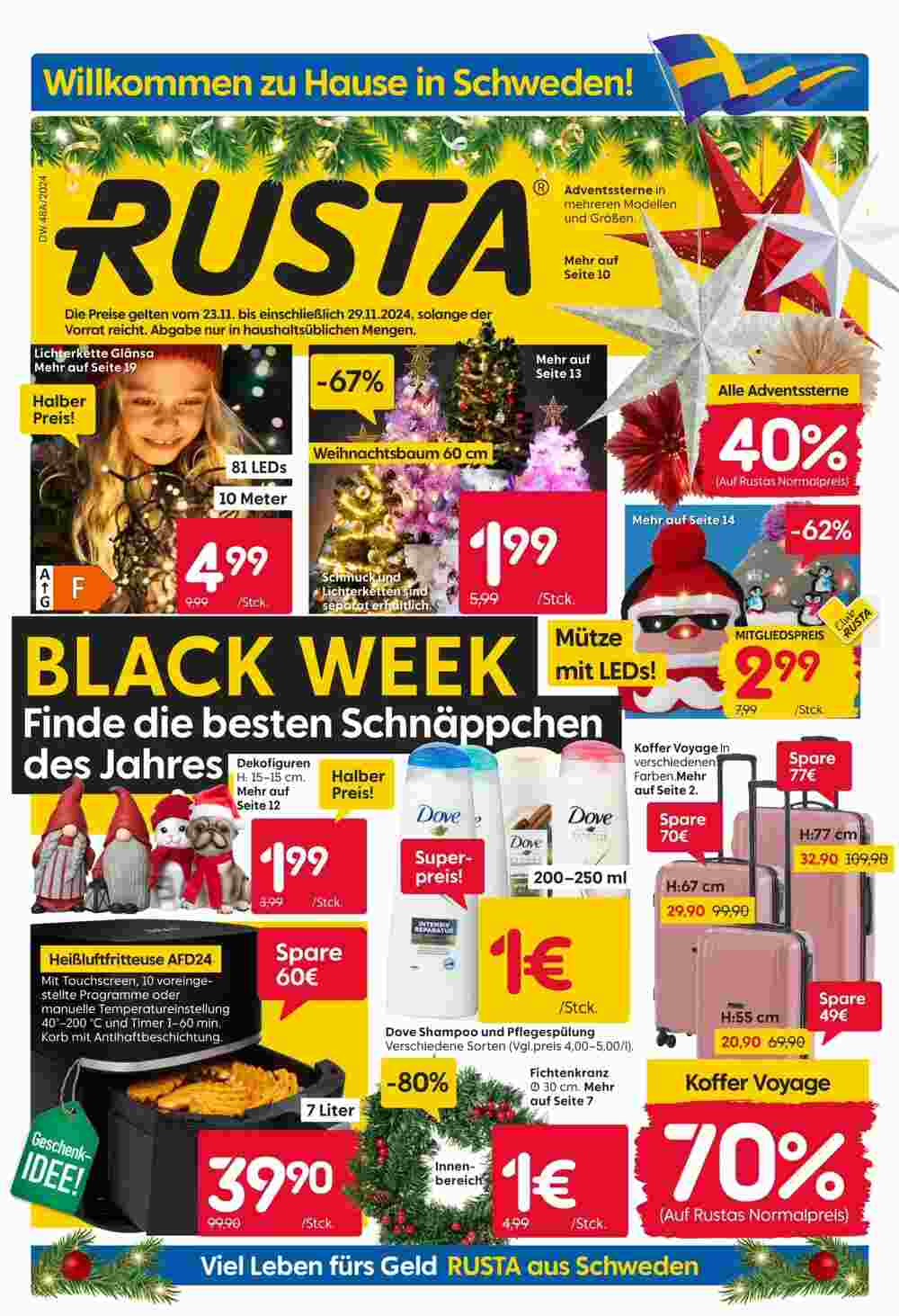 Rusta Prospekt (ab 23.11.2024) zum Blättern - Seite 1