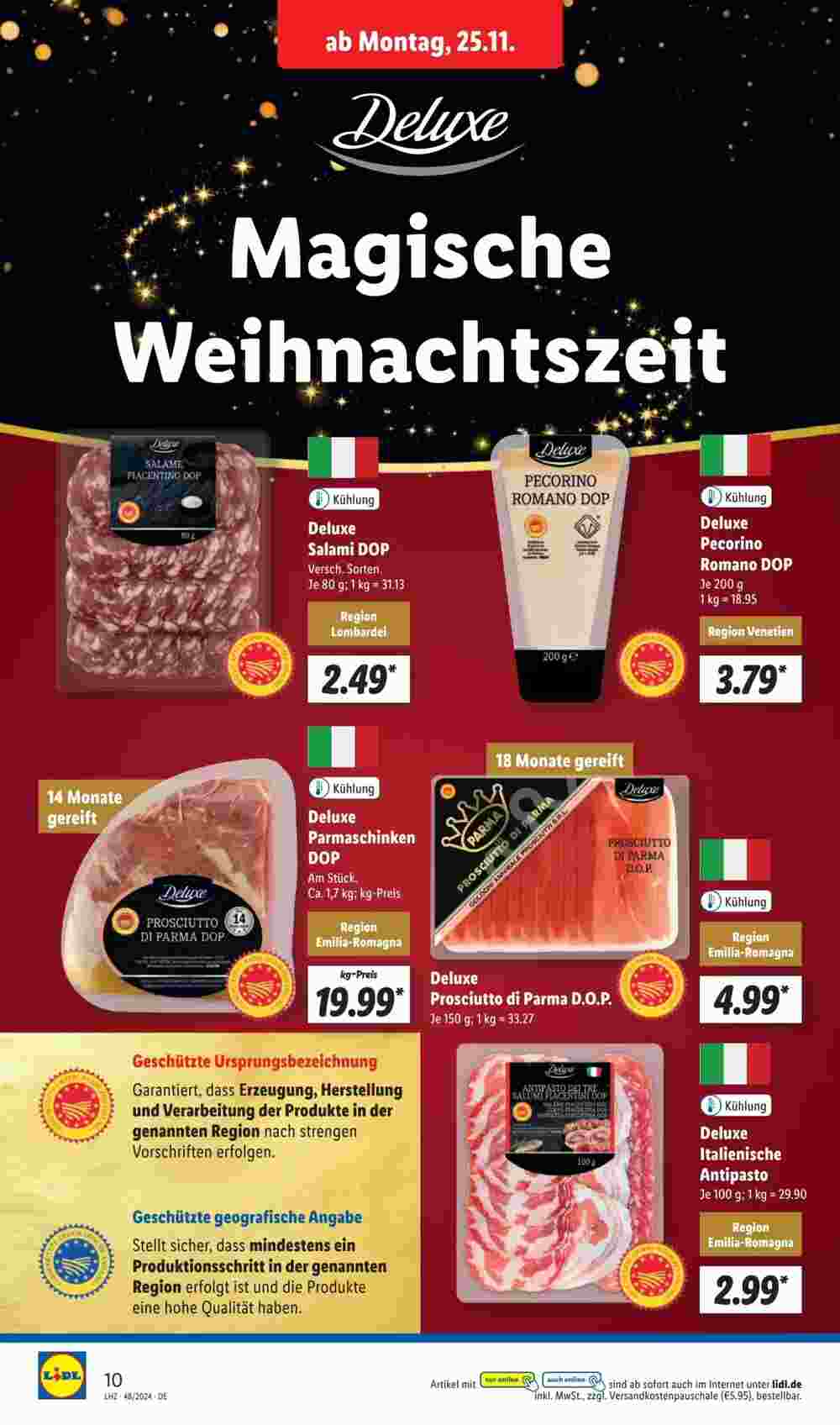 Lidl Prospekt (ab 25.11.2024) zum Blättern - Seite 14