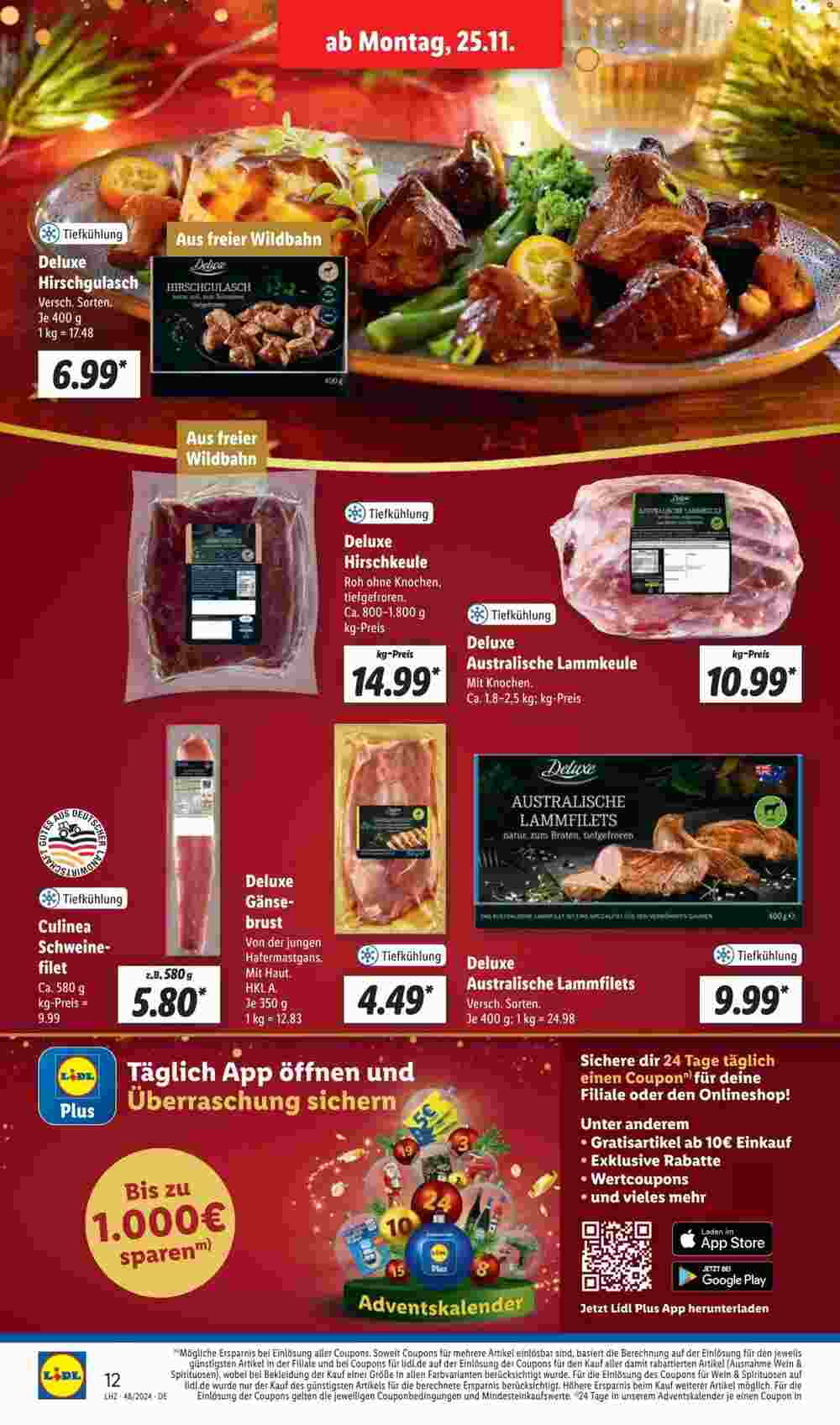 Lidl Prospekt (ab 25.11.2024) zum Blättern - Seite 16