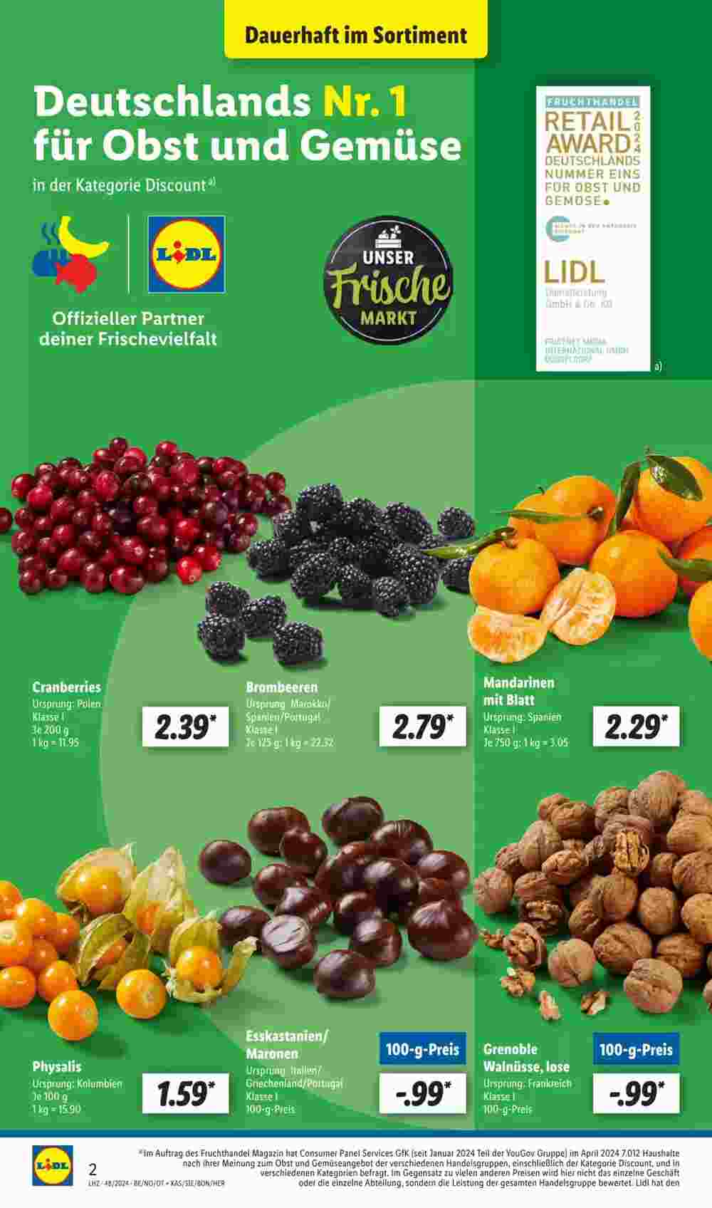 Lidl Prospekt (ab 25.11.2024) zum Blättern - Seite 2