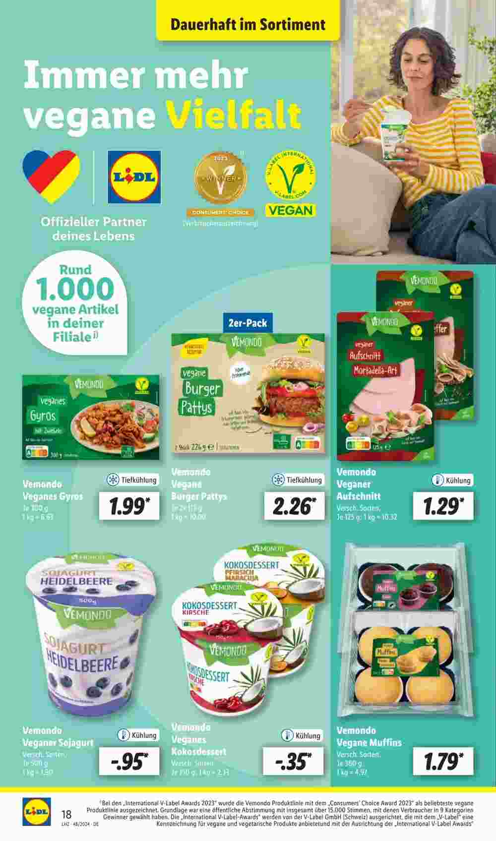 Lidl Prospekt (ab 25.11.2024) zum Blättern - Seite 22