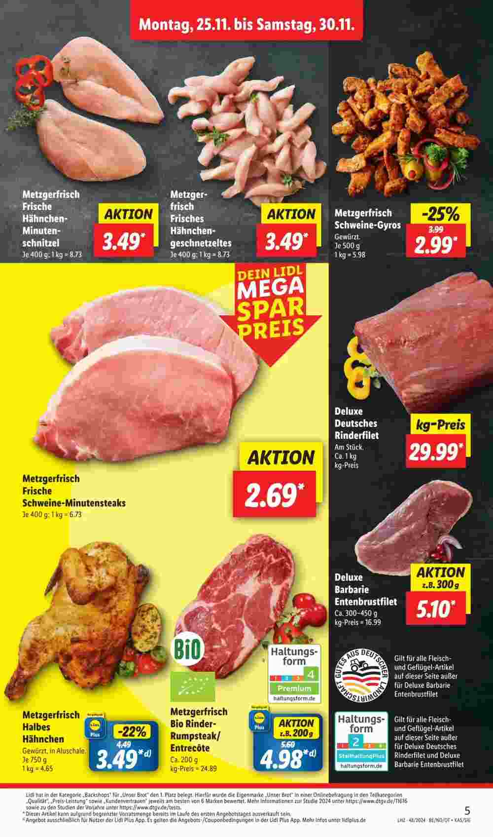 Lidl Prospekt (ab 25.11.2024) zum Blättern - Seite 7