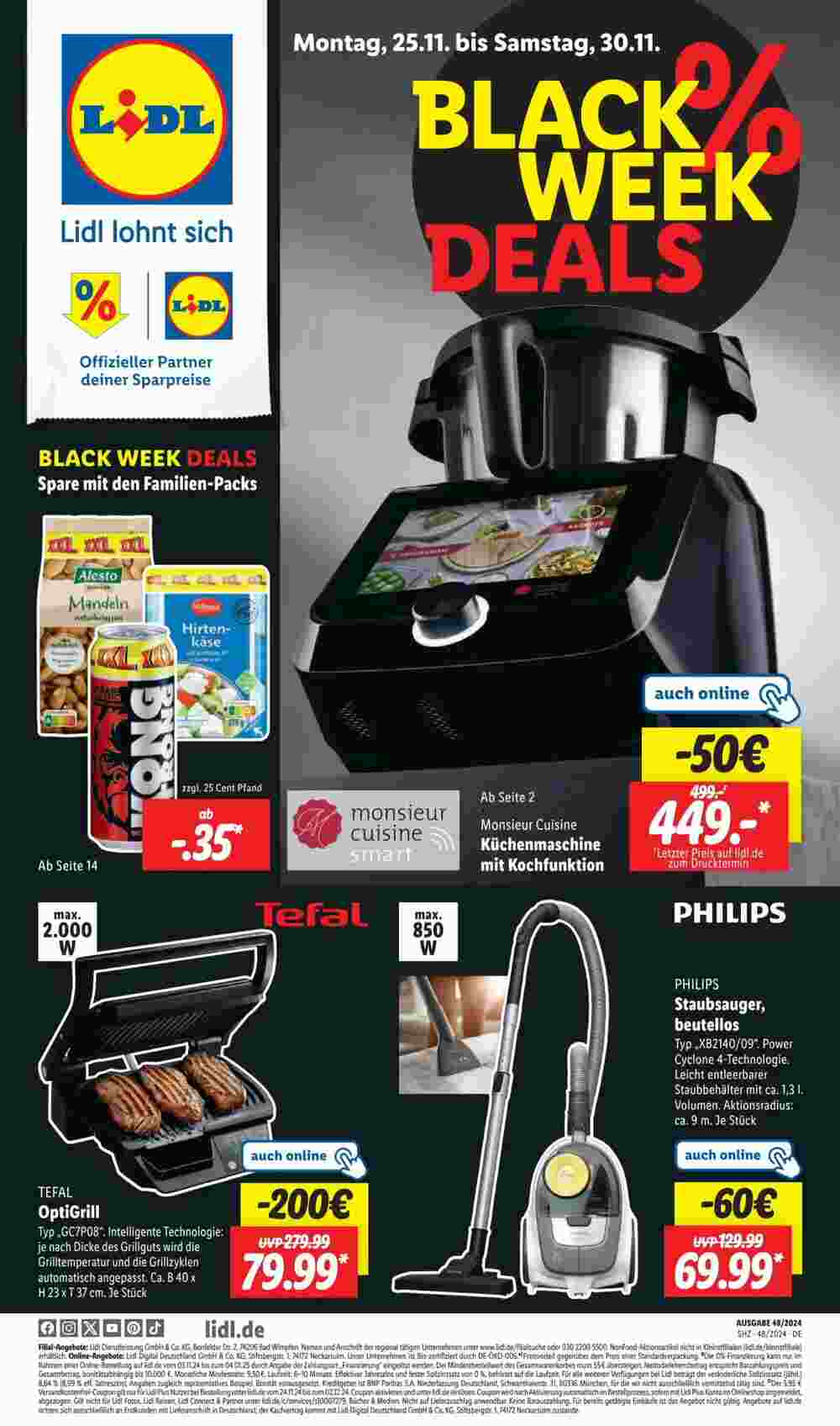 Lidl Prospekt (ab 25.11.2024) zum Blättern - Seite 1