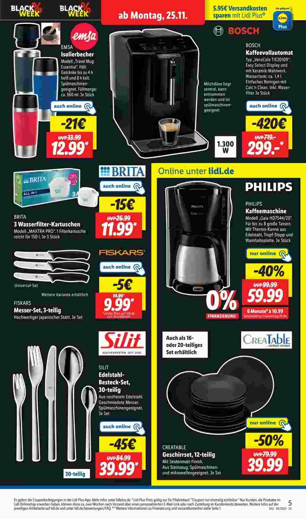 Lidl Prospekt (ab 25.11.2024) zum Blättern - Seite 5