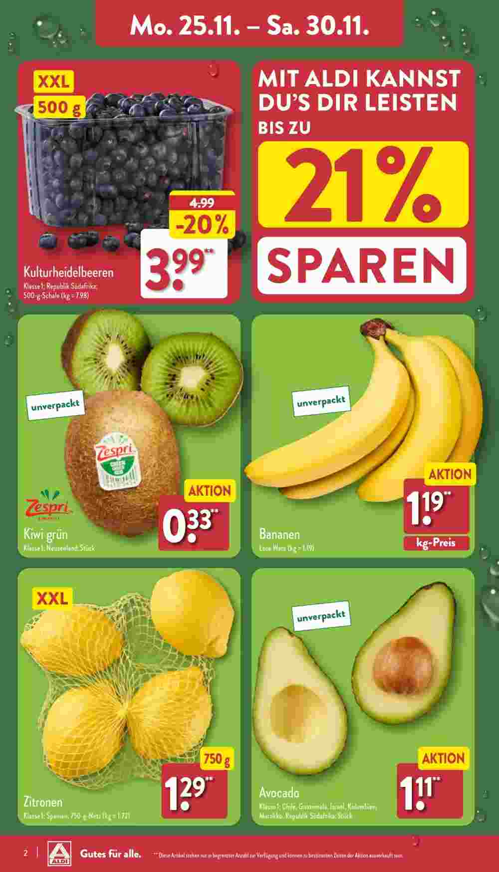 Aldi Nord Prospekt (ab 25.11.2024) zum Blättern - Seite 2