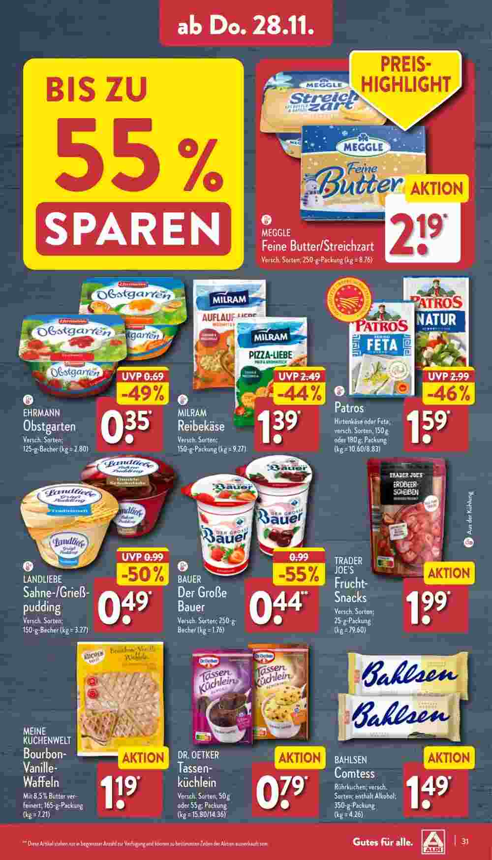 Aldi Nord Prospekt (ab 25.11.2024) zum Blättern - Seite 31