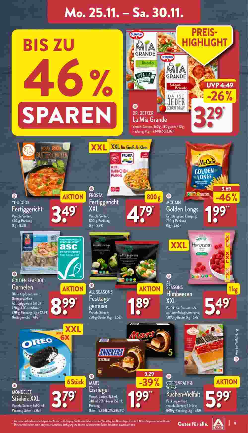 Aldi Nord Prospekt (ab 25.11.2024) zum Blättern - Seite 9